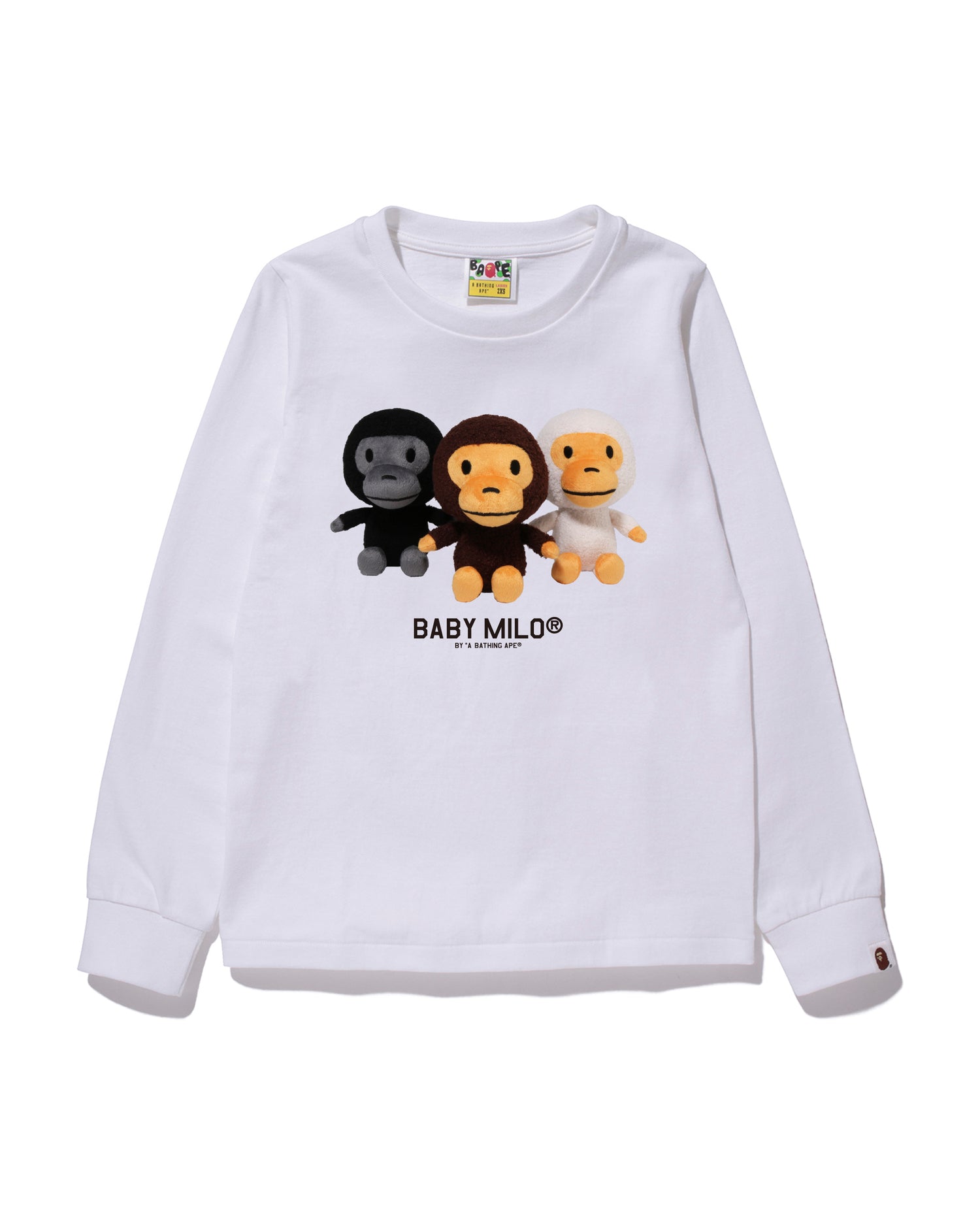 A BATHING APE® Baby Milo Photo Ls Tee | Bape official website