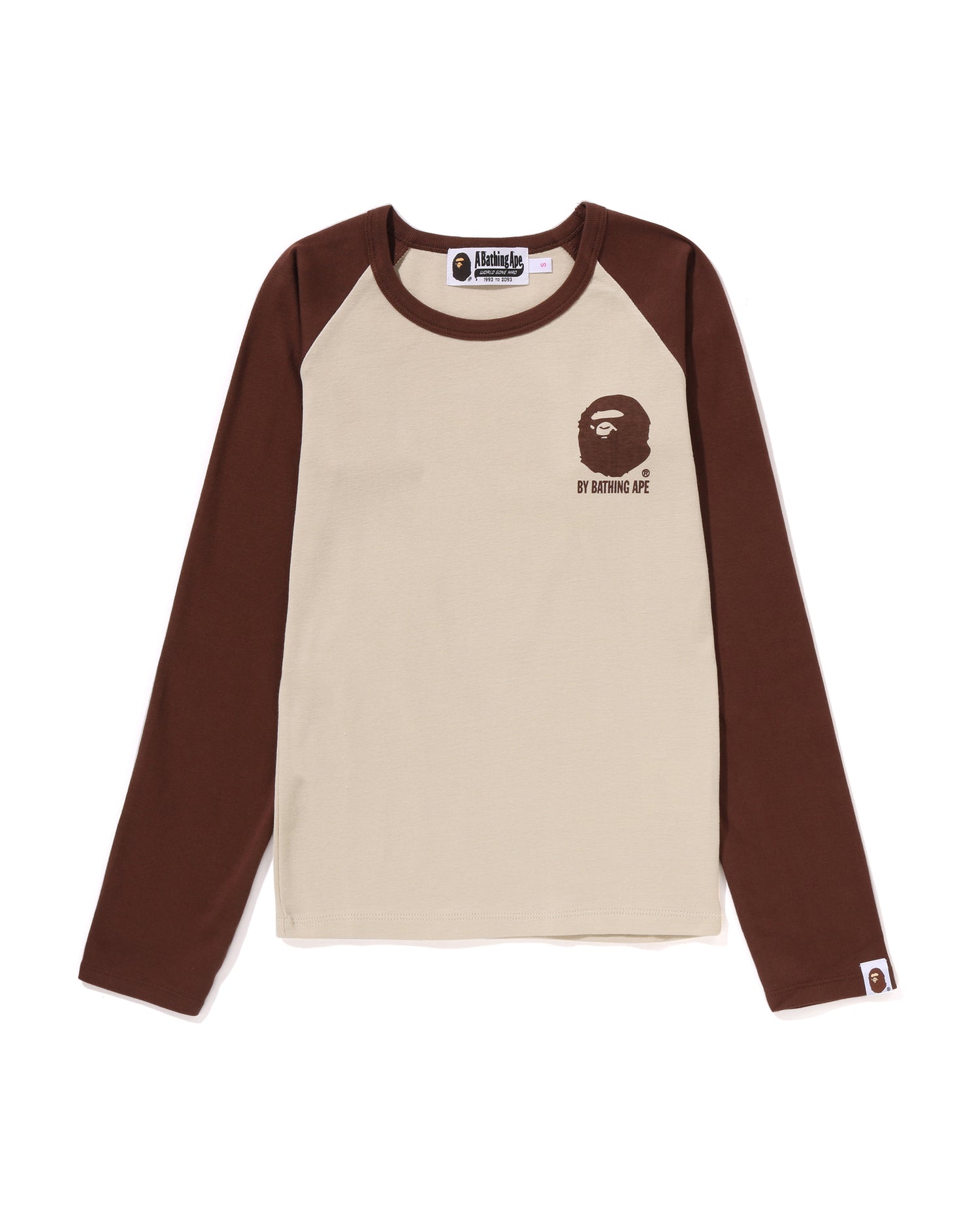 トップス A BATHING APE BABY MILO LONG T-SHIRTS T-shirt BAPE Long Sleeve Baby Milo Tee 002LTI301001M-BLK