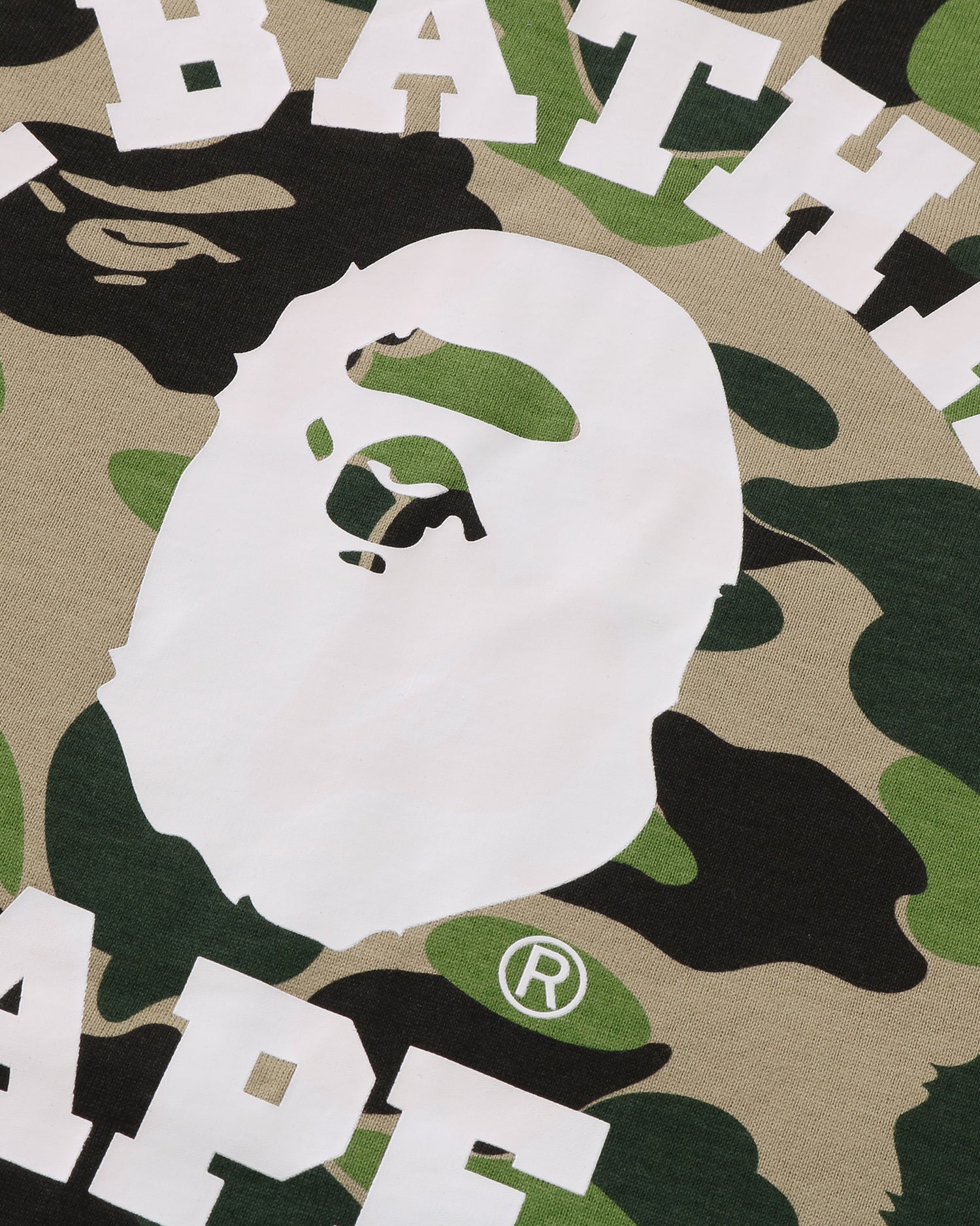 A BATHING APE® Abc Camo College Ls Tee | Bape official website