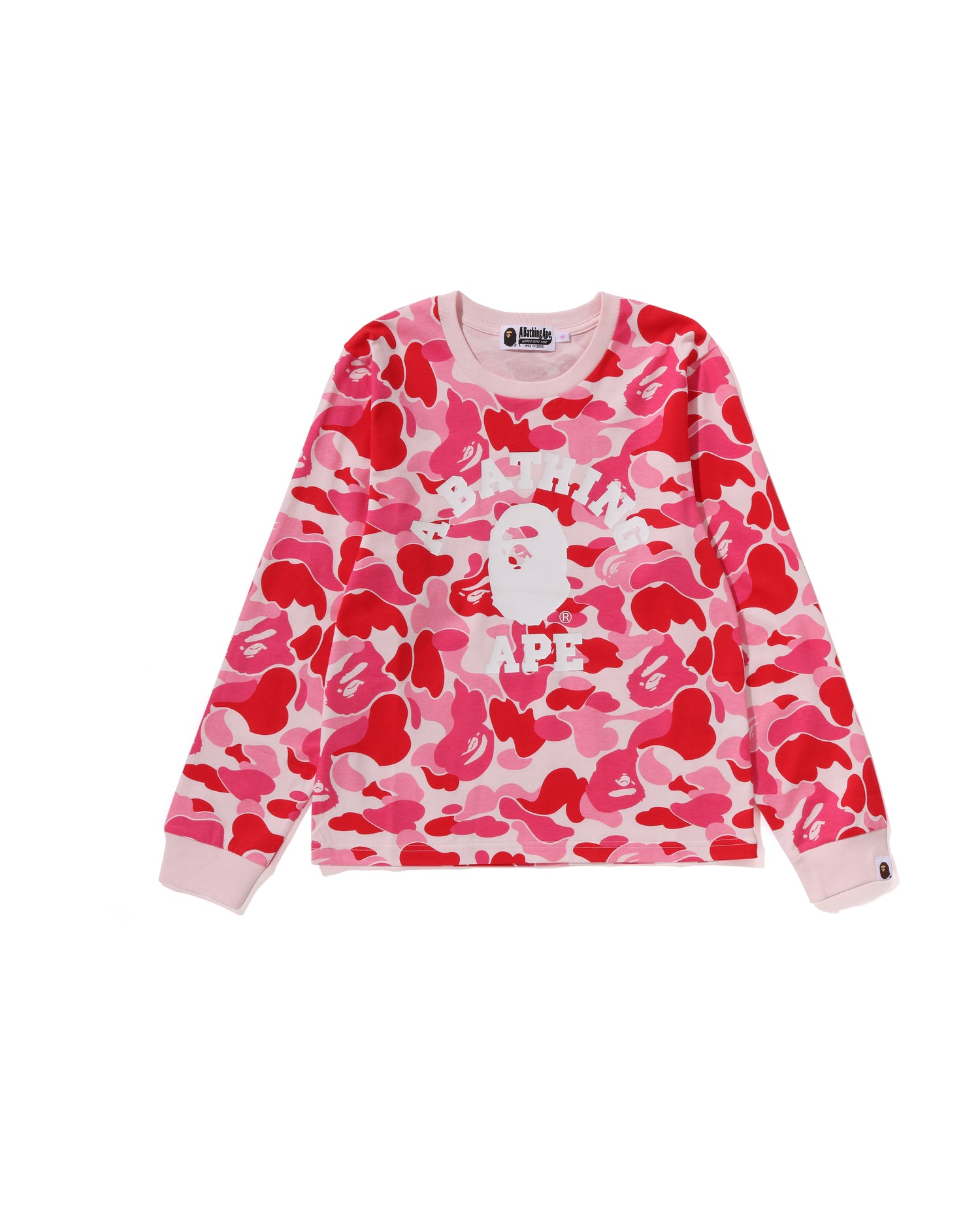 A BATHING APE® Abc Camo College Ls Tee | Bape official