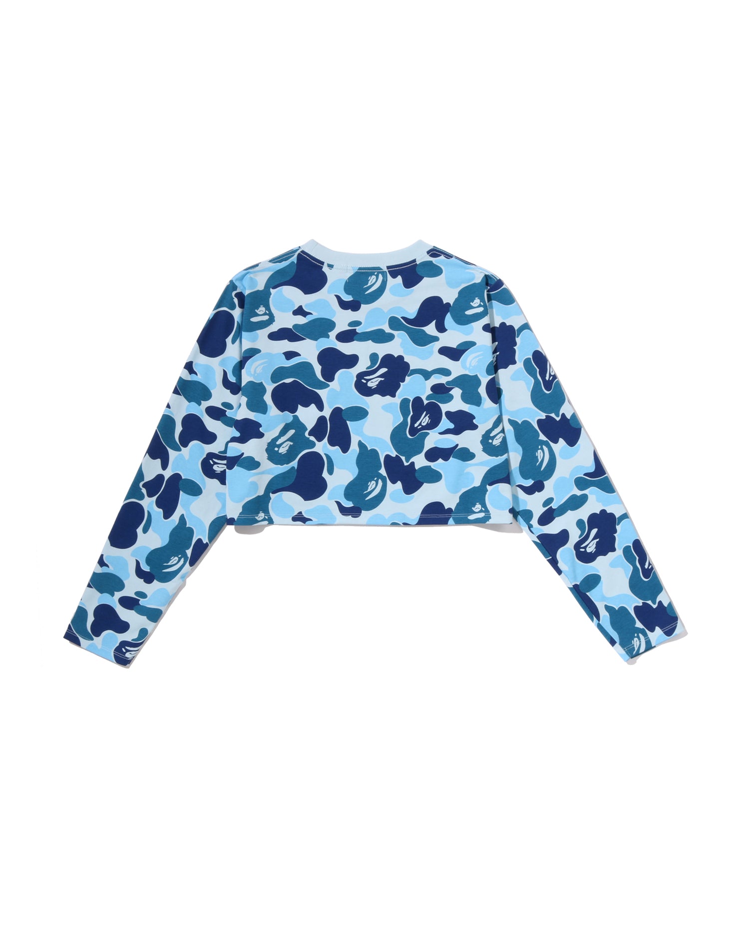 A BATHING APE® ABC Camo BAPE STA Logo Cropped Ls Tee | Bape