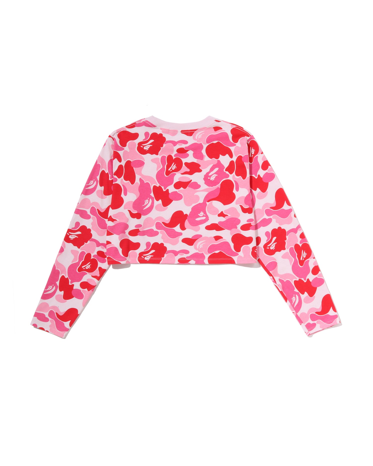 A BATHING APE® ABC Camo BAPE STA Logo Cropped Ls Tee | Bape