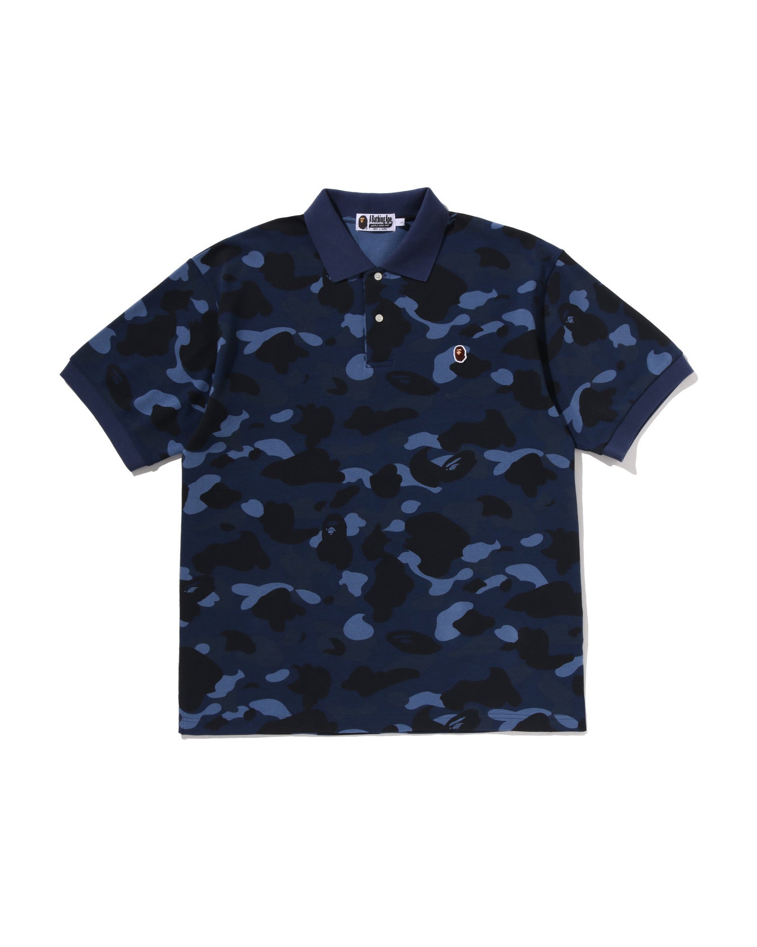A BATHING APE® Color Camo One Point Relaxed Fit Polo | Bape