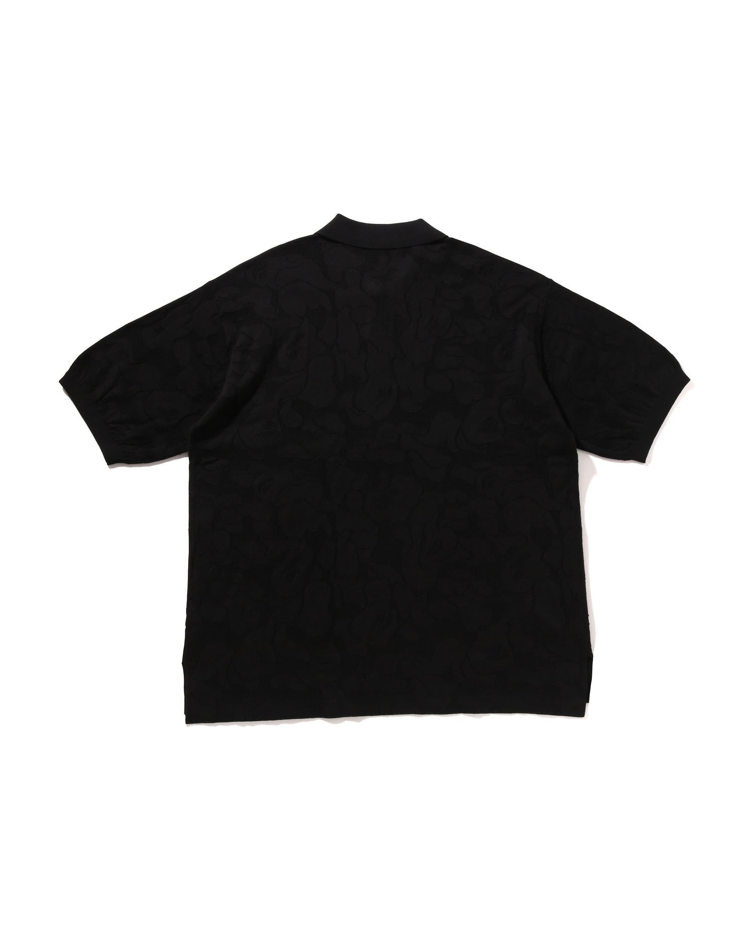 A BATHING APE® Solid Camo Jacquard Relax Fit Polo Shirt | Bape