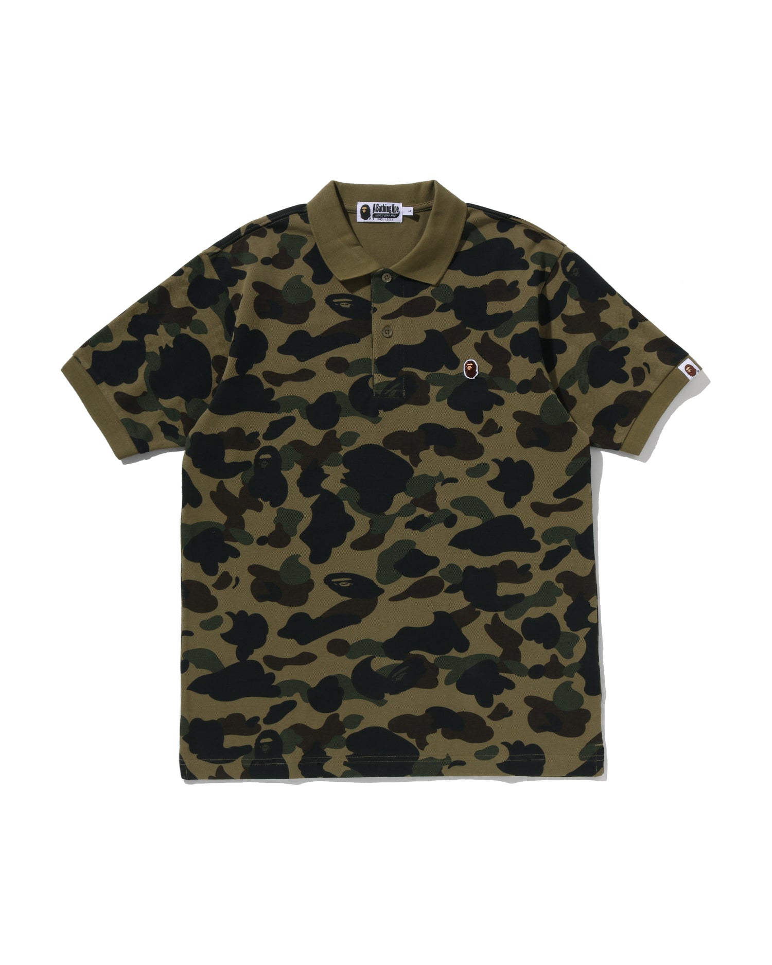 トップス A Bathing Ape 1ST CAMO ONE POINT POLO S A BATHING APE® 1st Camo One Point Regular Fit Polo Shirt | Bape