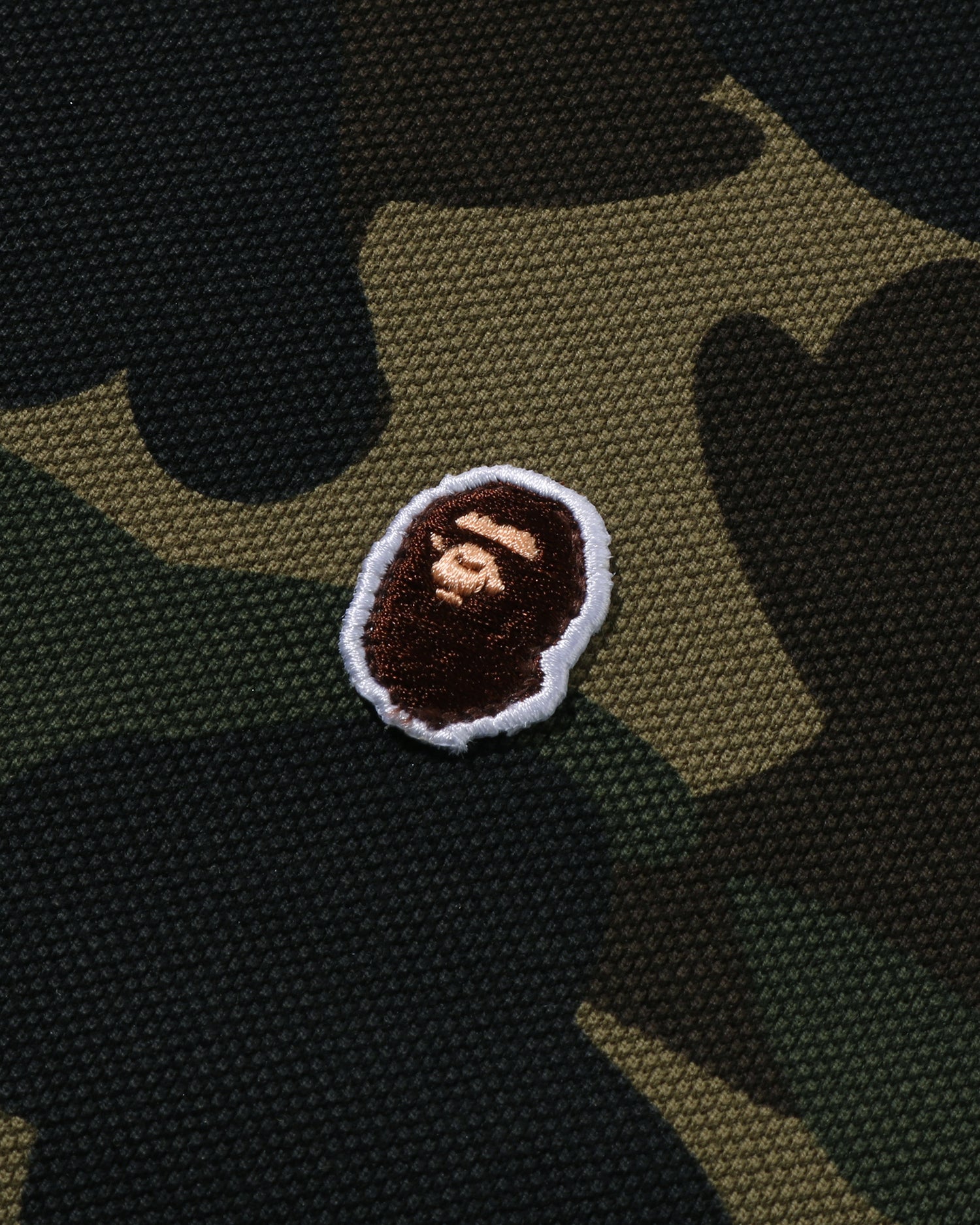 A BATHING APE® 1st Camo One Point Regular Fit Polo Shirt | Bape
