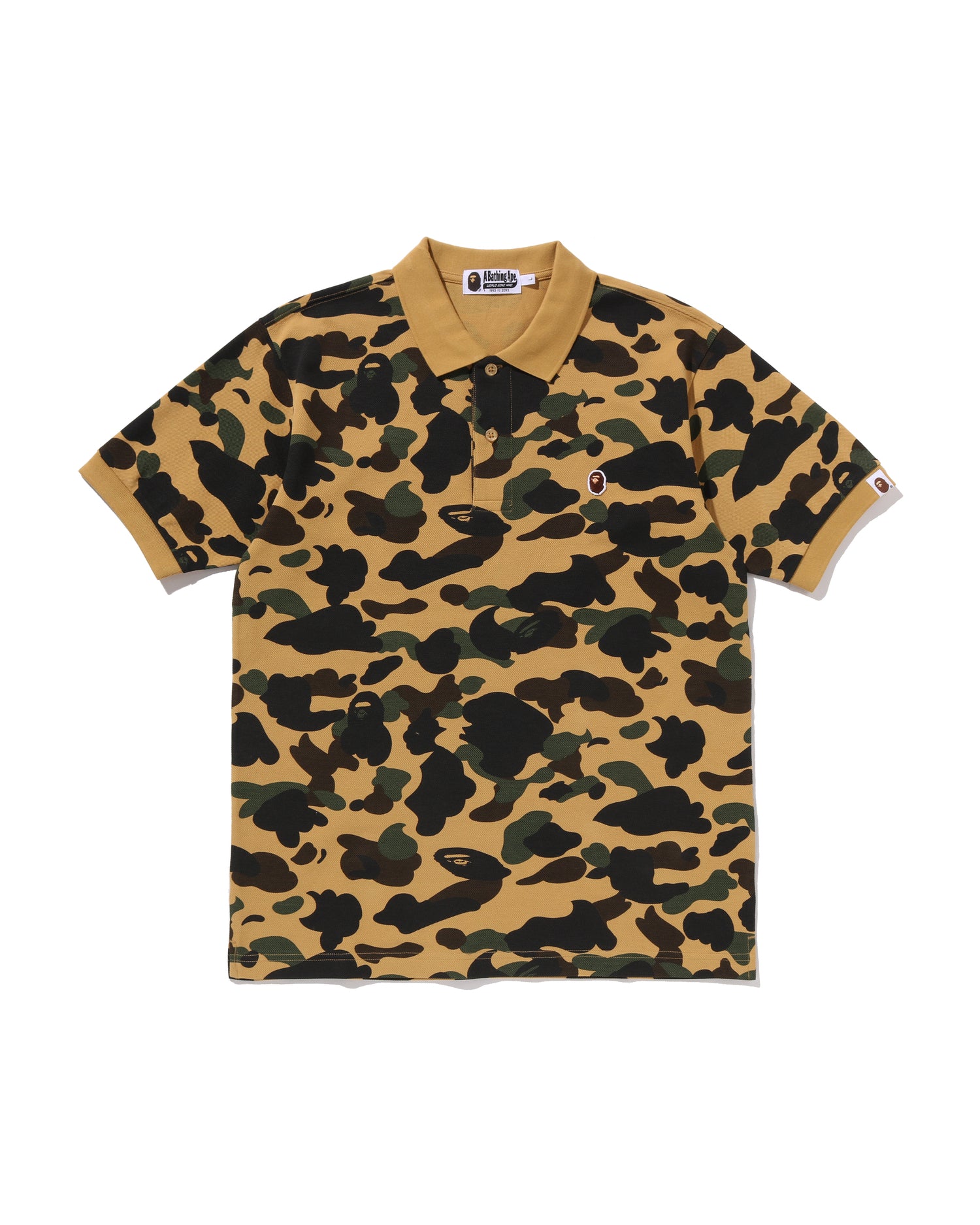 A Bathing Ape ワンポイント ポロ A BATHING APE® 1st Camo One Point Regular Fit Polo Shirt | Bape