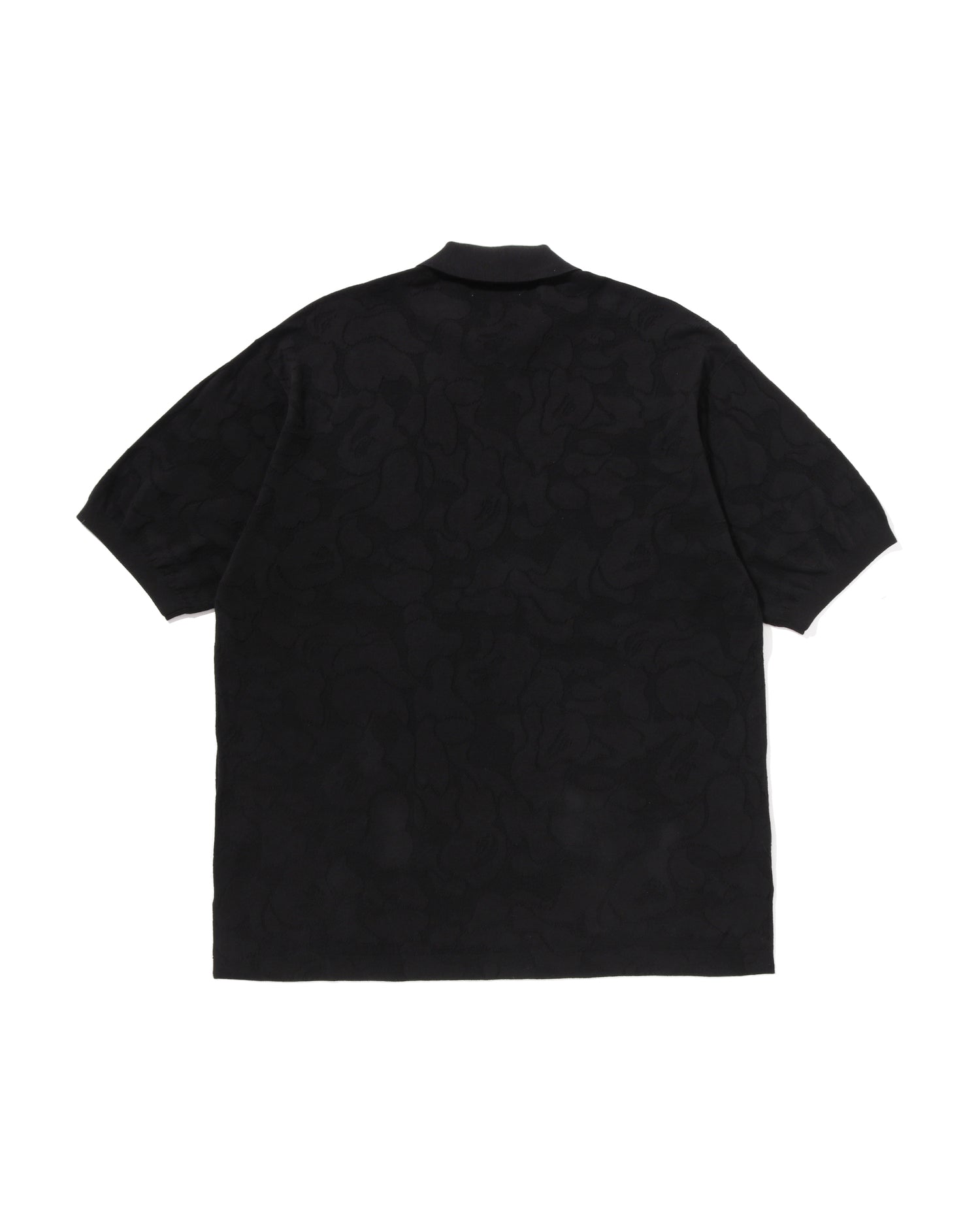 A BATHING APE® Solid Camo Jacquard Relaxed Fit Polo Shirt | Bape