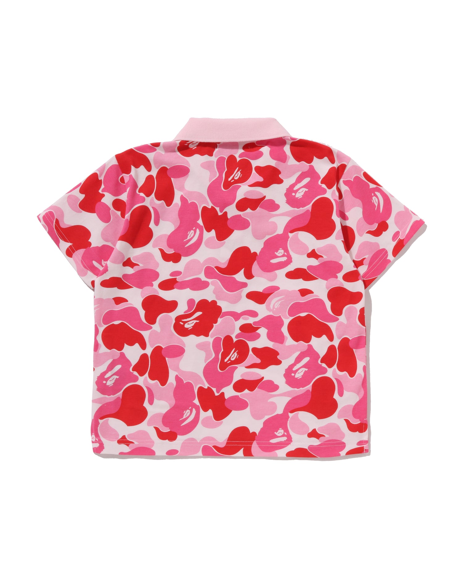 A BATHING APE® Abc Camo Cropped Polo Shirt | Bape official website