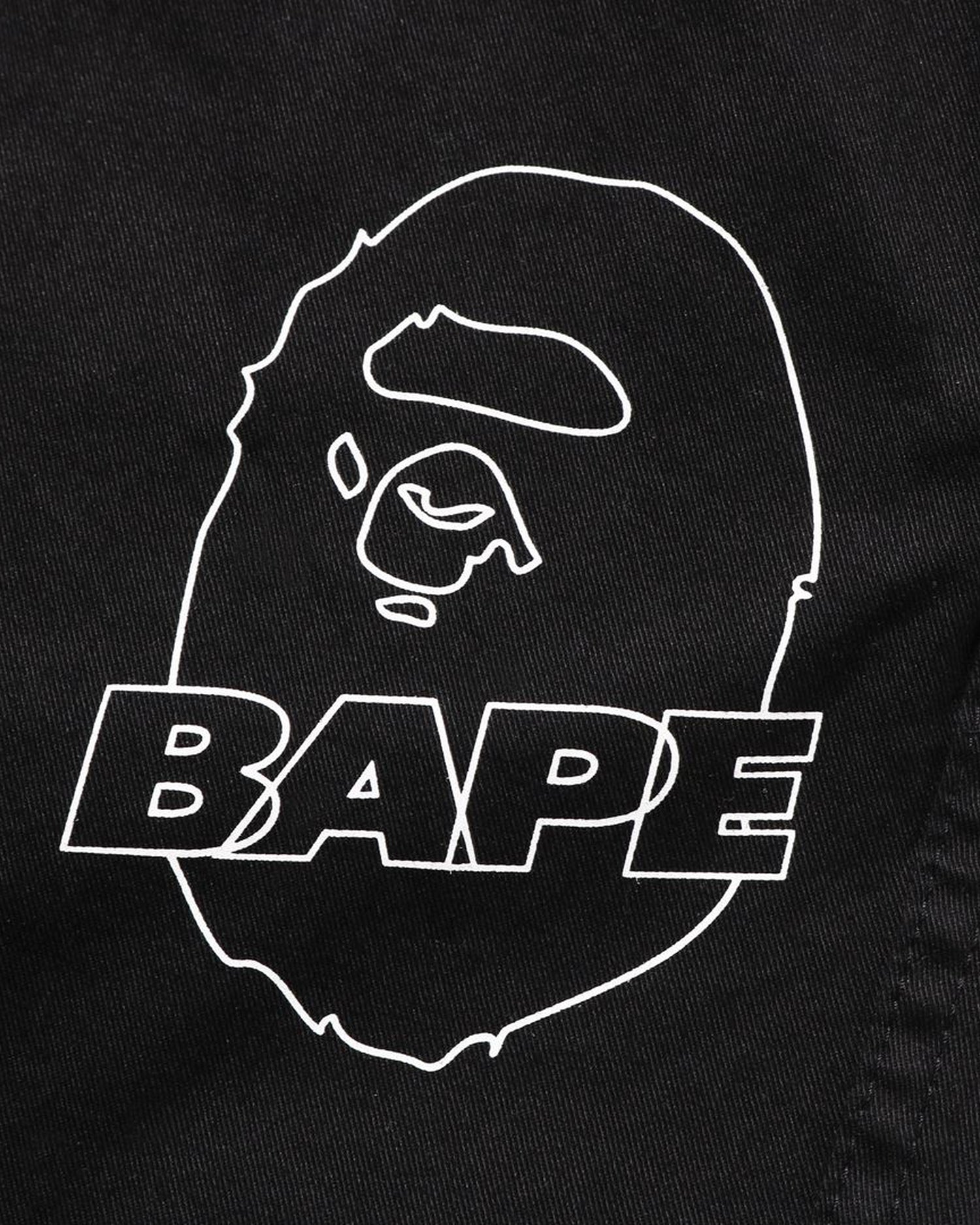 A BATHING APE® Kids BAPE Ape Head Curved Pants | Bape