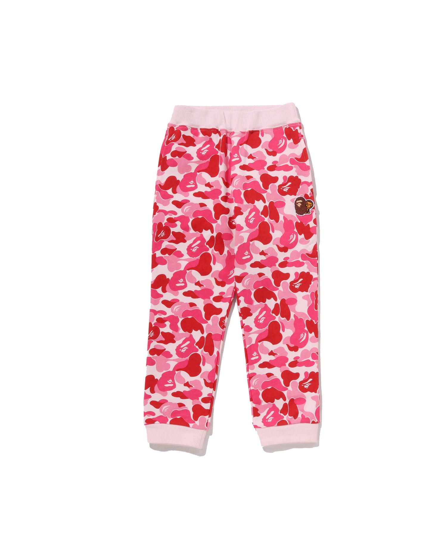 A BATHING APE® Kids Abc Camo Ape & Milo One Point Sweat Pants
