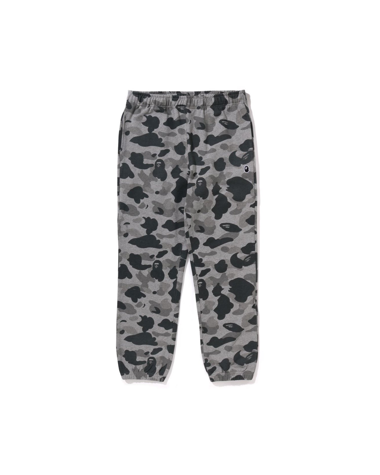A BATHING APE® Heather Gray Camo Sweatpants | Bape official