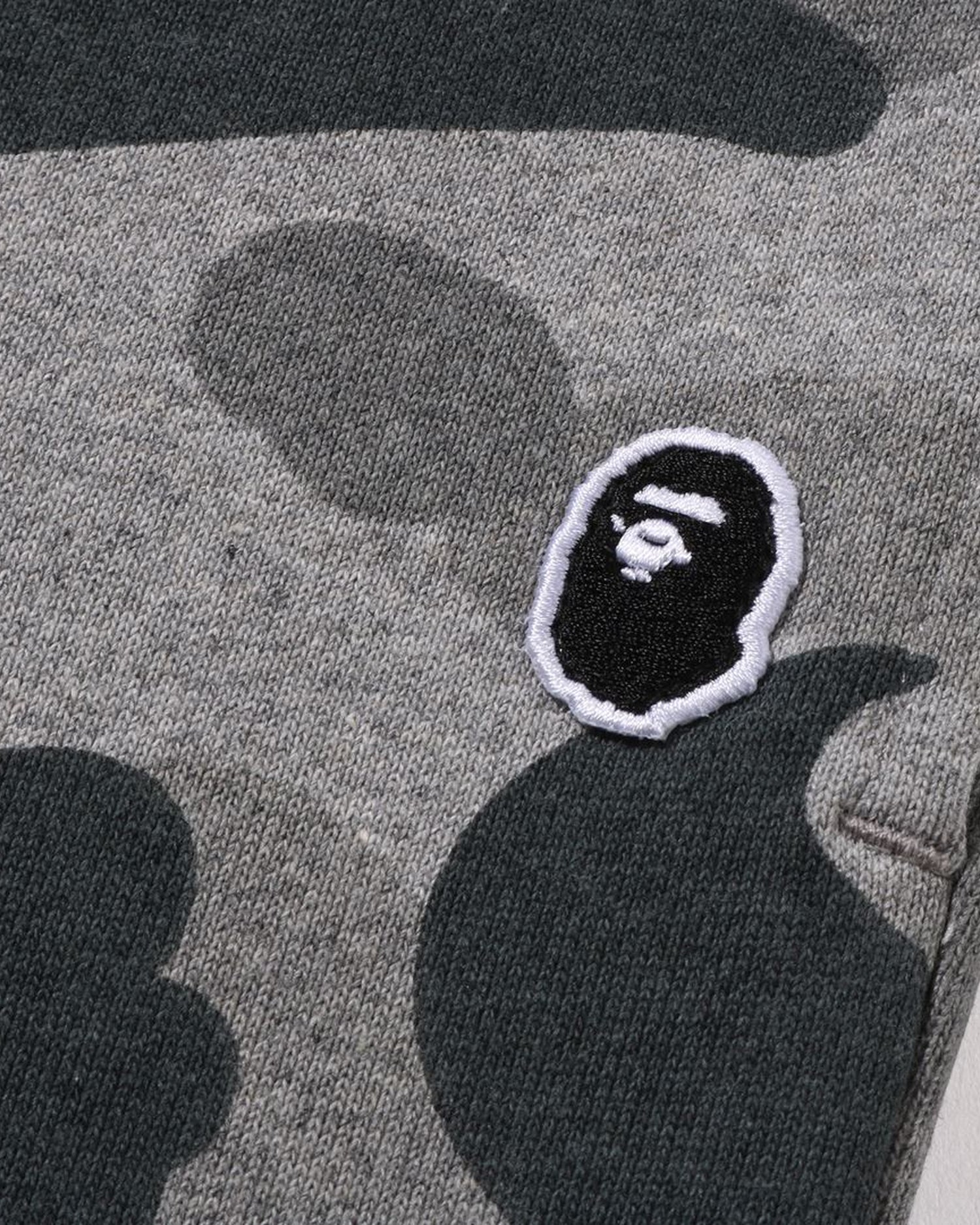A BATHING APE® Heather Gray Camo Sweatpants | Bape official
