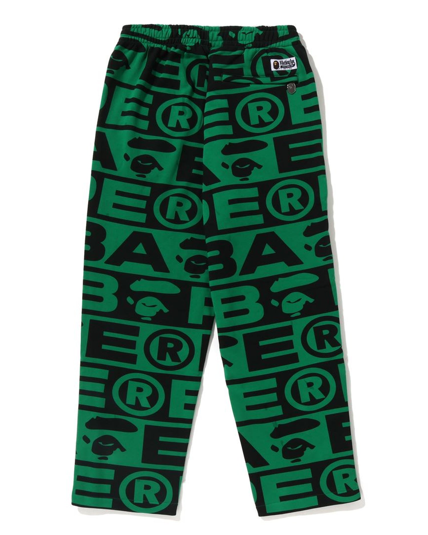 A BATHING APE® Lux Sport Pattern Oversized Sweat Pants | Bape