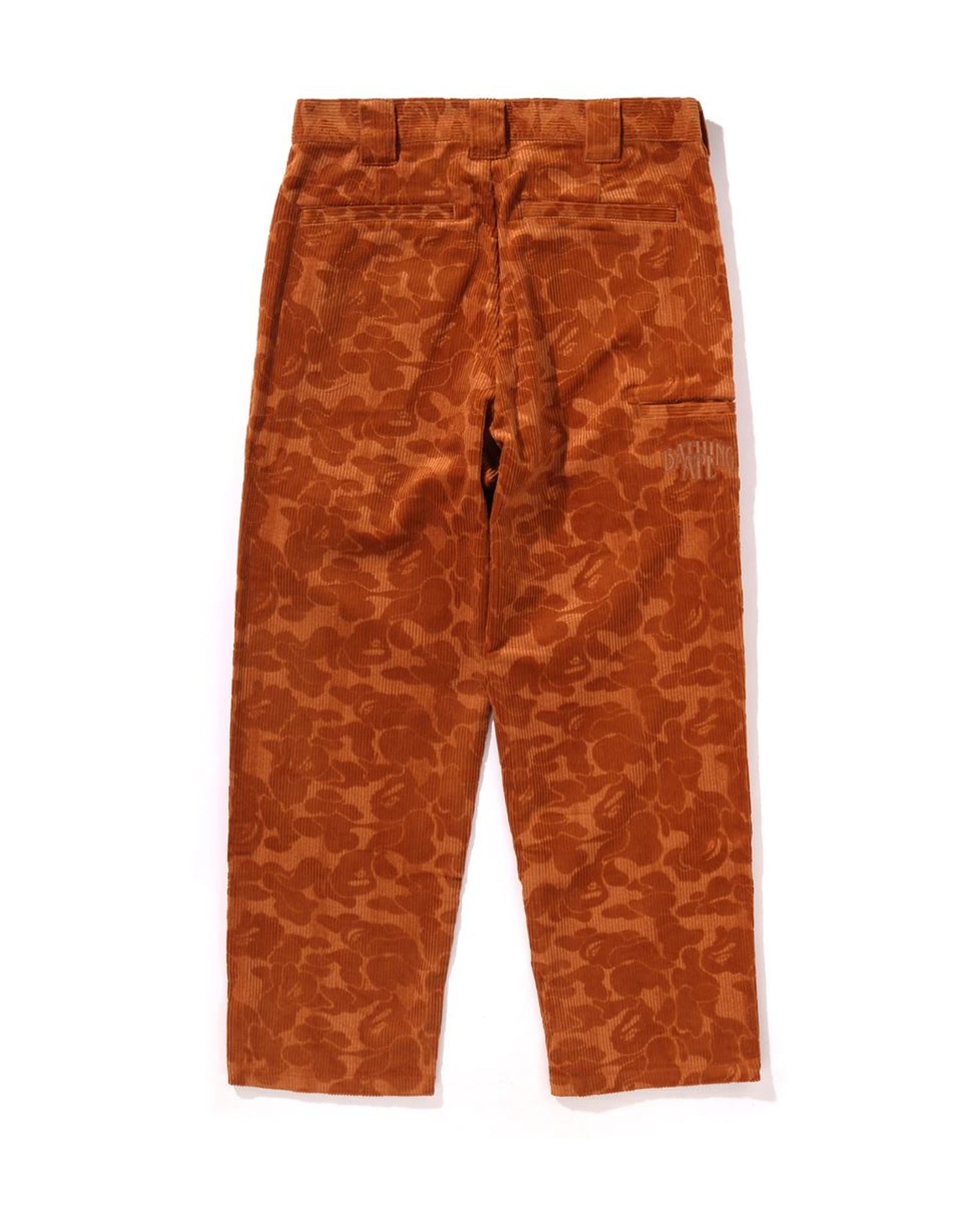 A BATHING APE® Solid Camo Debossed Corduroy Relaxed Fit