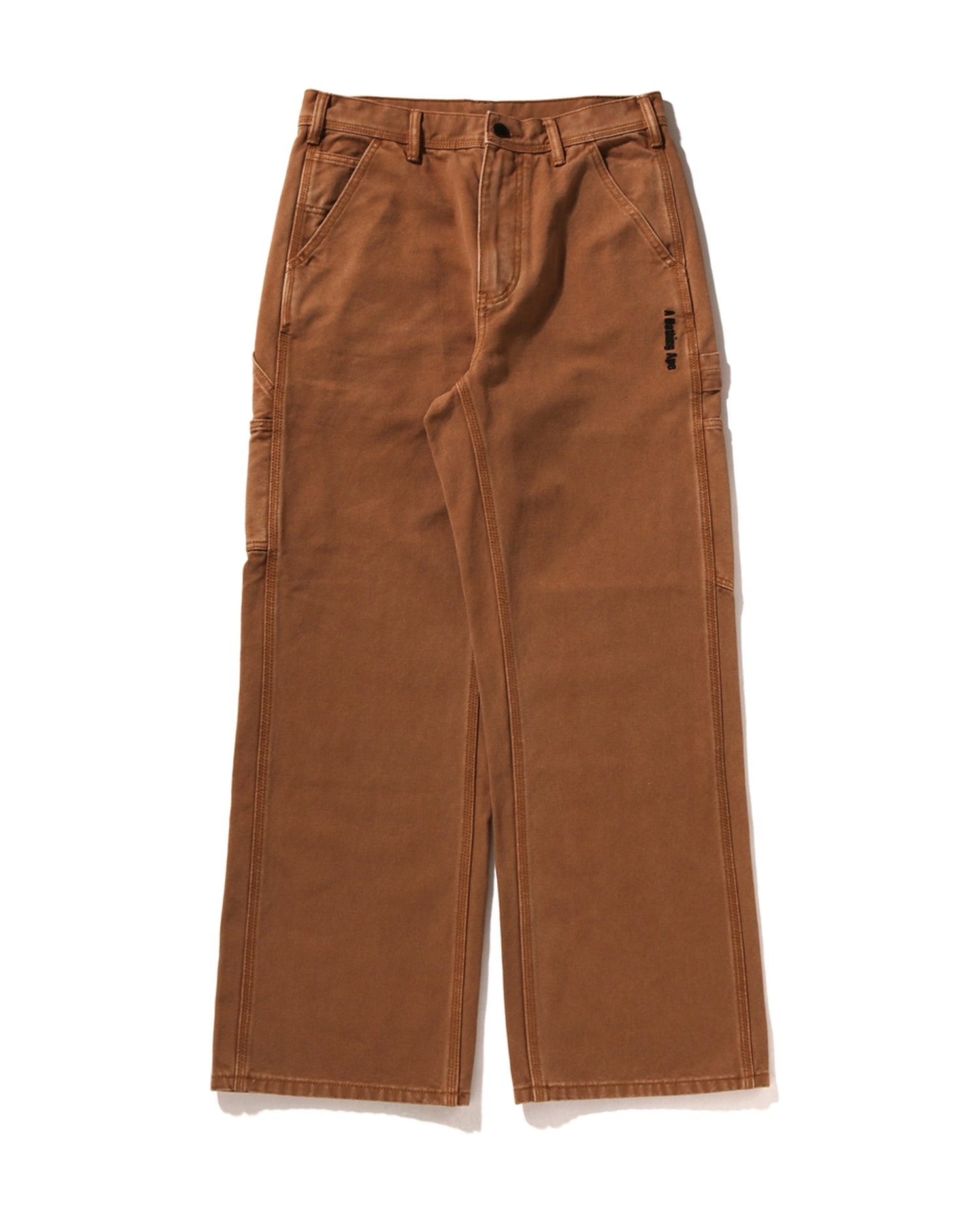 A BATHING APE® Garment Dye Relaxed Fit Work Pants | Bape official