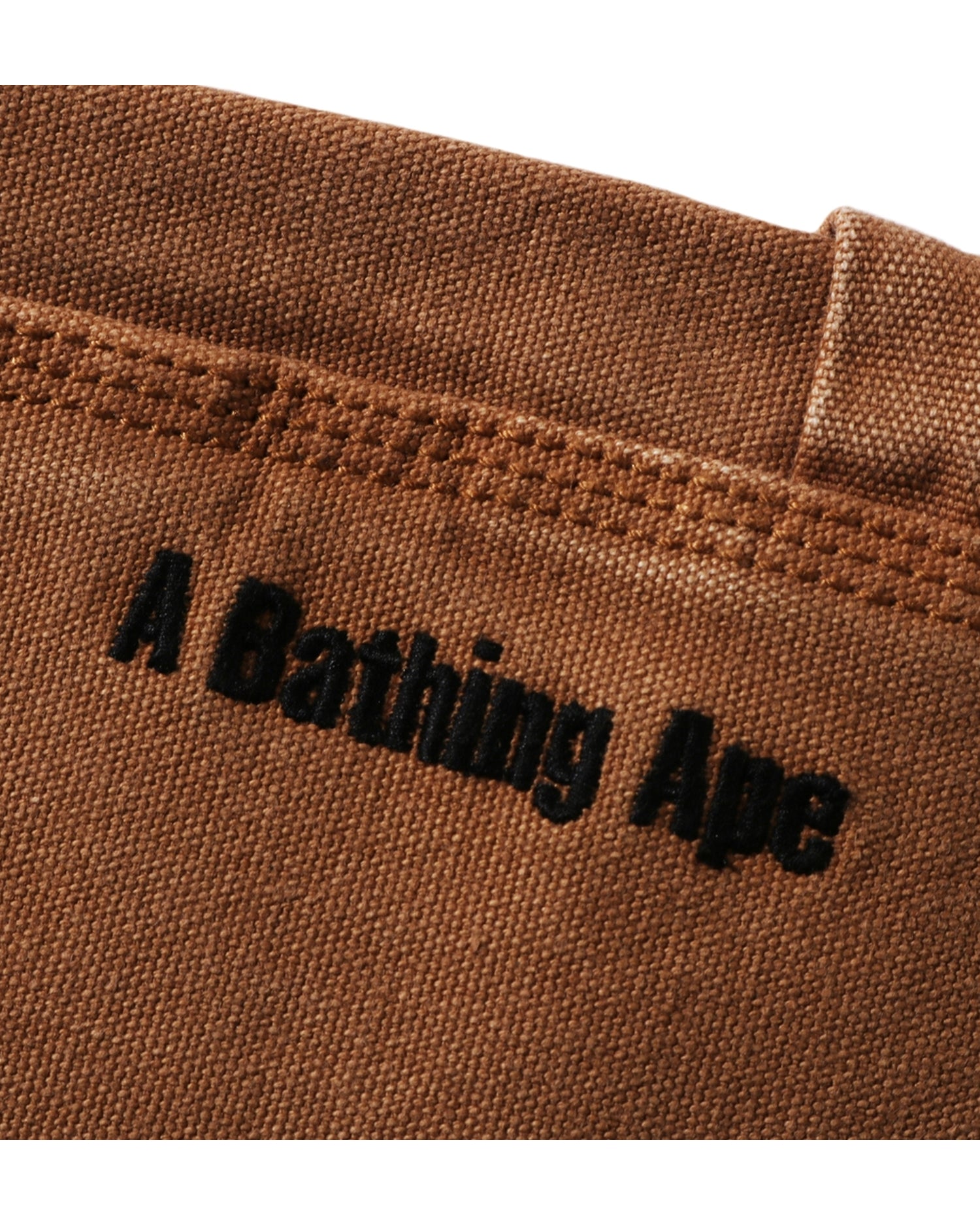 A BATHING APE® Garment Dye Relaxed Fit Work Pants | Bape official