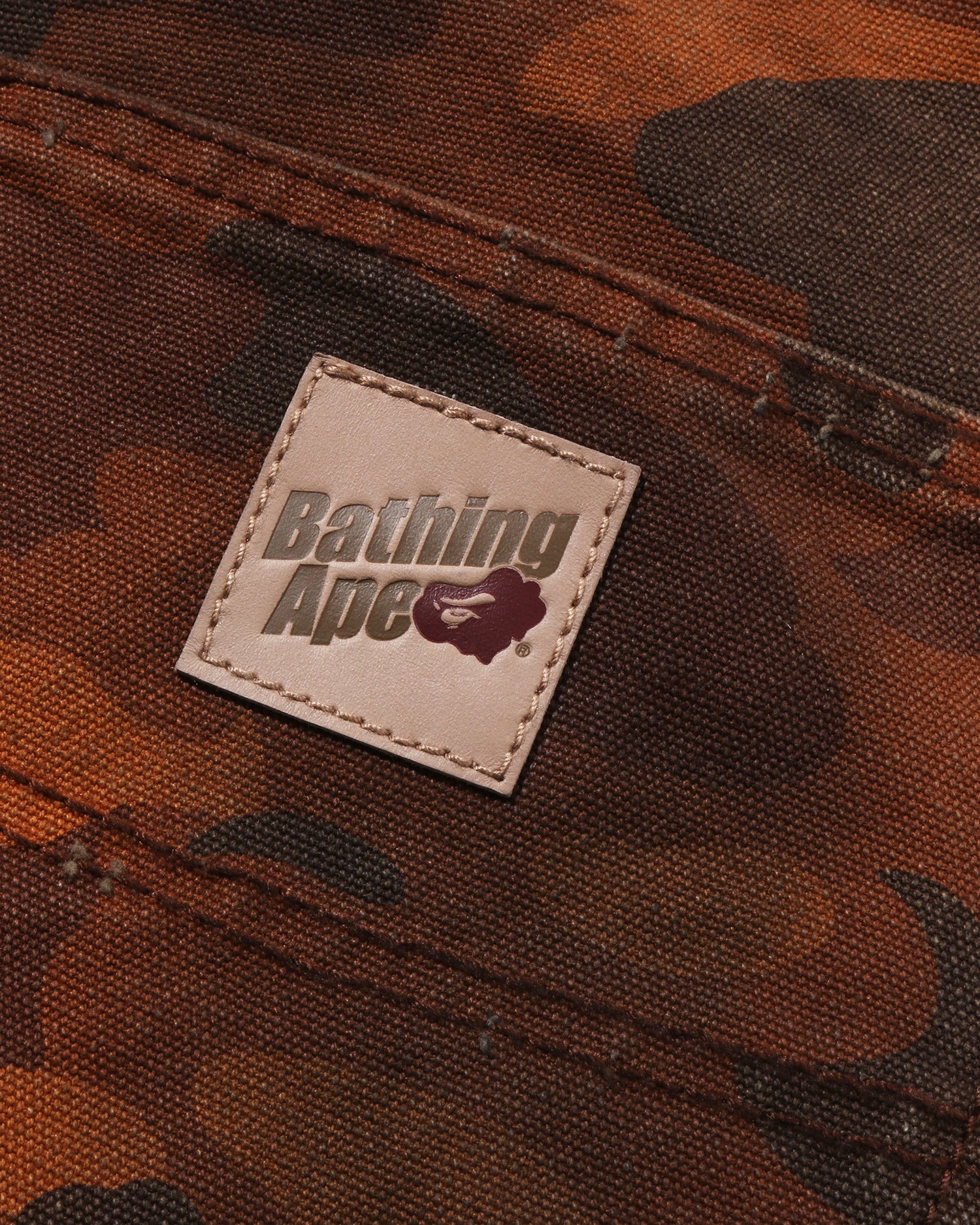 A BATHING APE® Solid 1st Camo Garment Dyed Relaxed Fit Work Pants