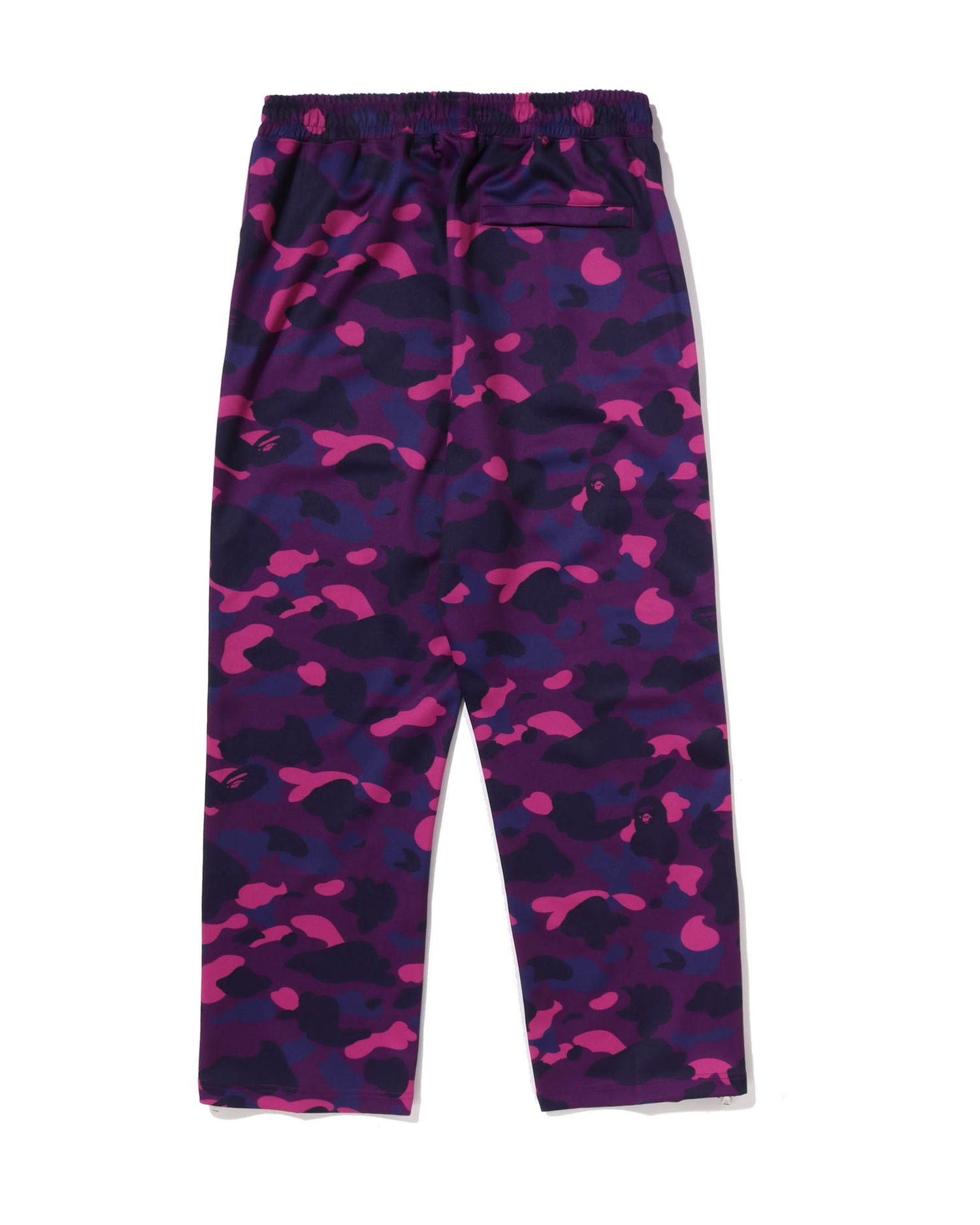 A BATHING APE® Color Camo Metal Logo Relaxed Fit Track Sweat Pants