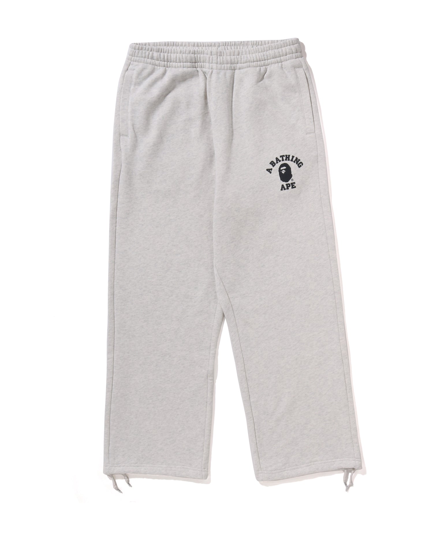A BATHING APE® College Oversized Fit Wide Leg Sweat Pants | Bape