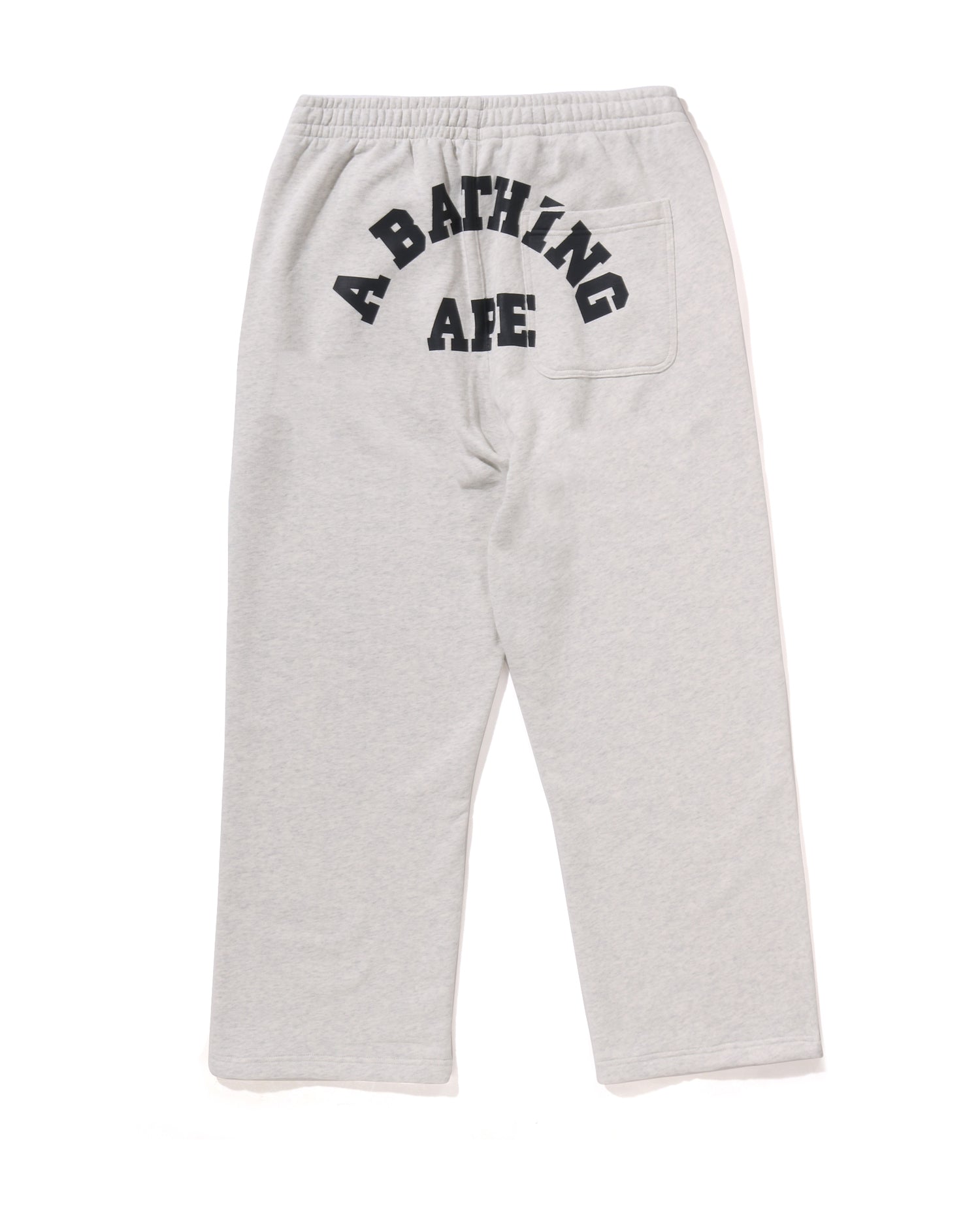 A BATHING APE® College Oversized Fit Wide Leg Sweat Pants