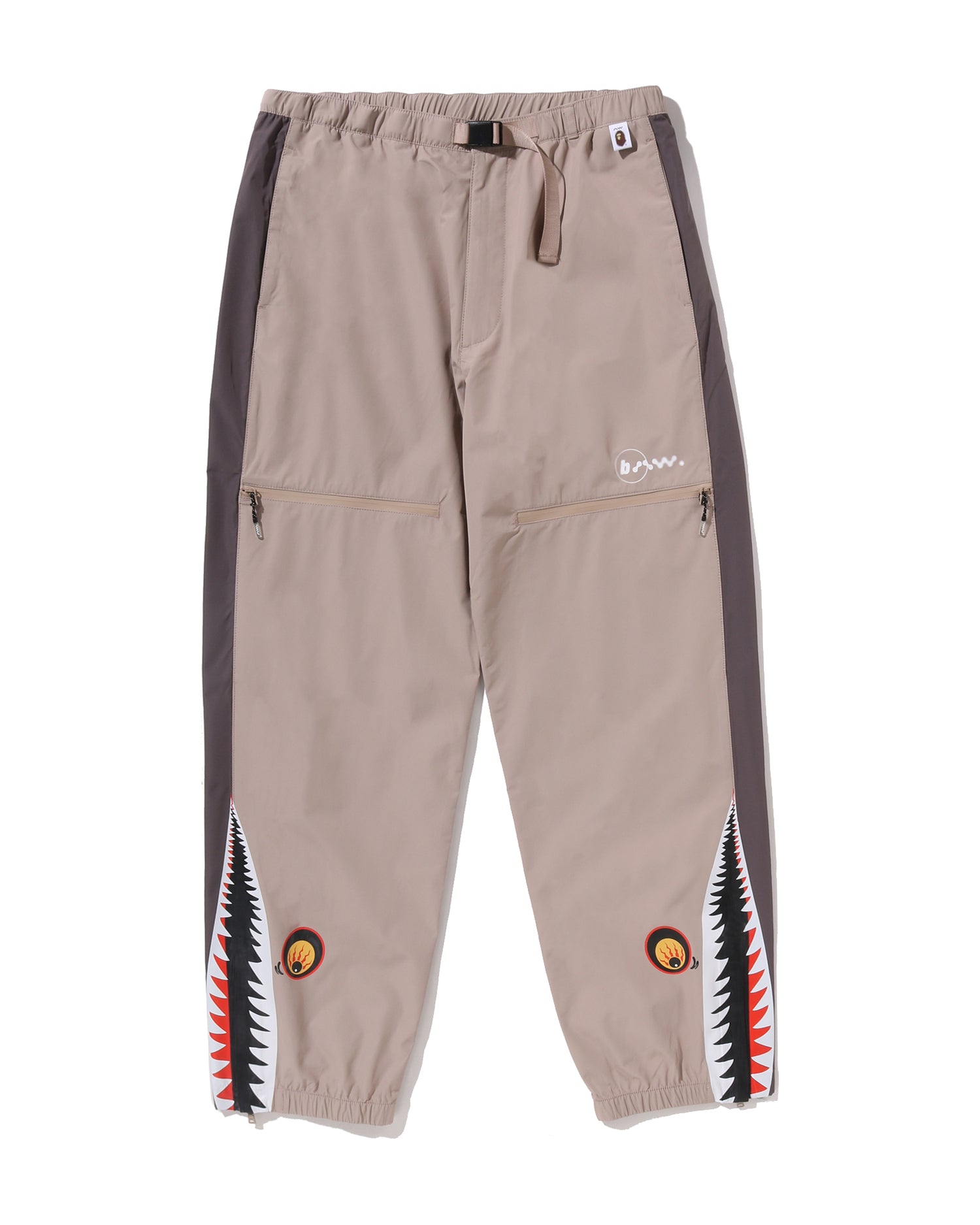 A BATHING APE® BAPE by Kazuki Kuraishi Belted 3-Layer Shark Pants