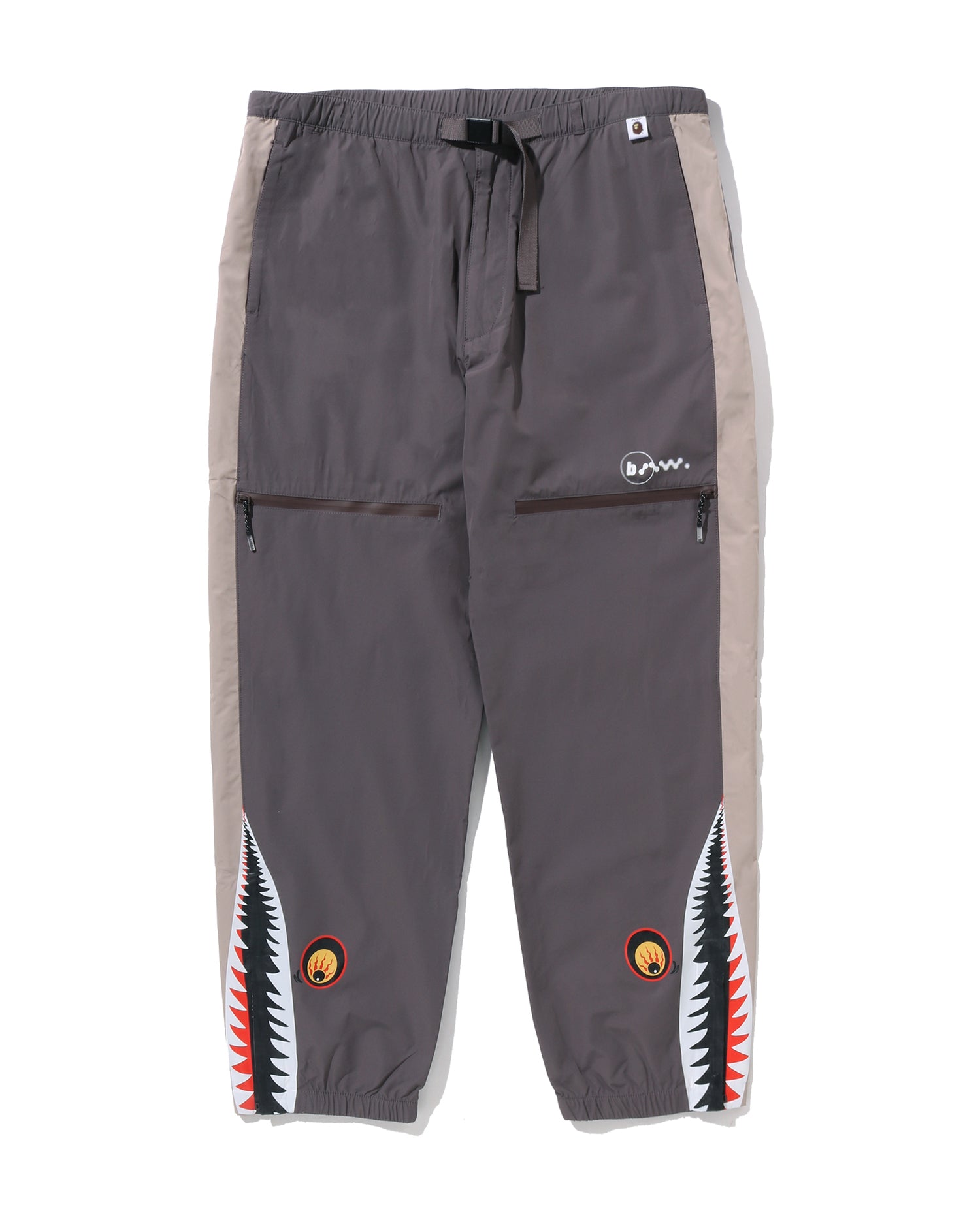 A BATHING APE® BAPE by Kazuki Kuraishi Belted 3-Layer Shark Pants