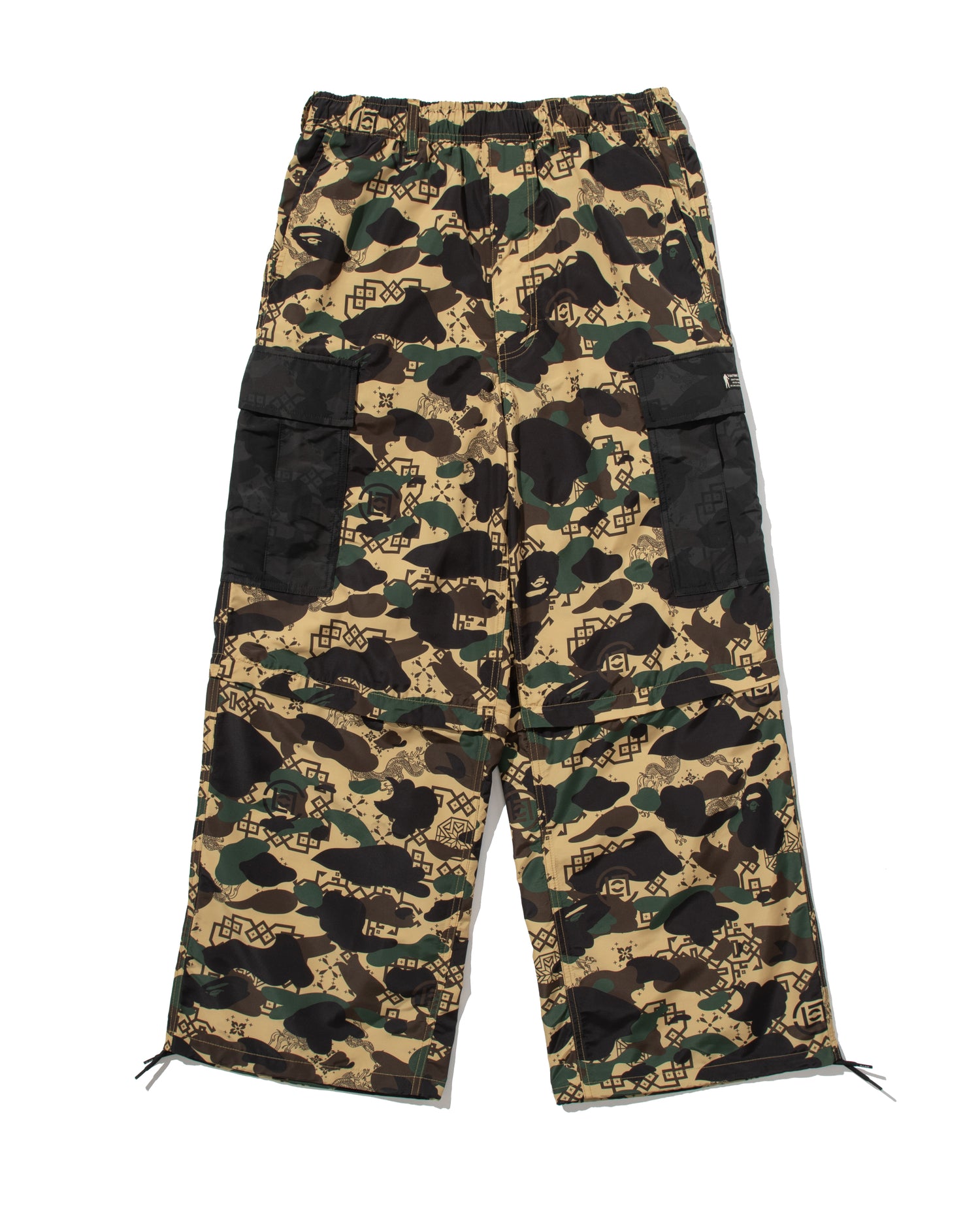 A BATHING APE® BAPE X Clot Camo Detachable Relaxed Fit Cargo Pants
