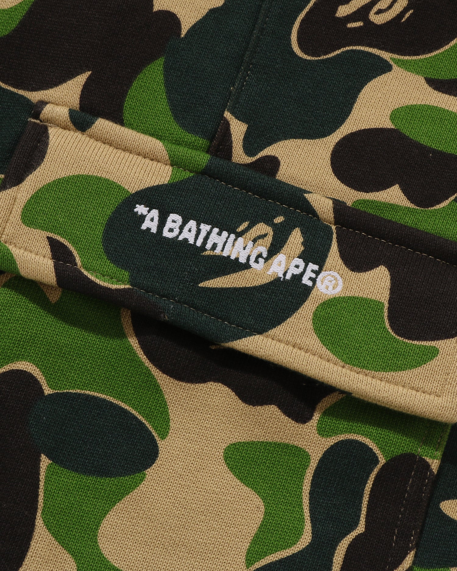A BATHING APE® Abc Camo A Bathing Ape Logo Straight Sweat