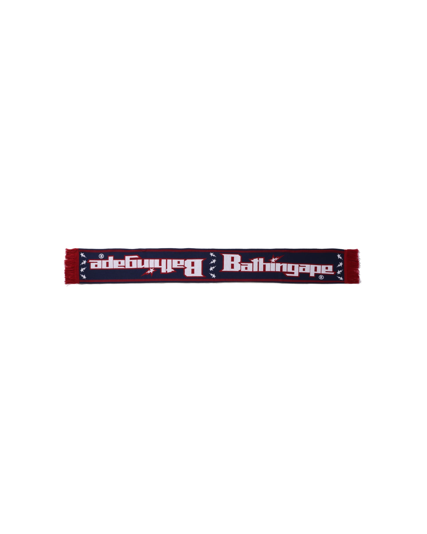 A BATHING APE® BAPE Logo Jacquard Scarf | Bape official website