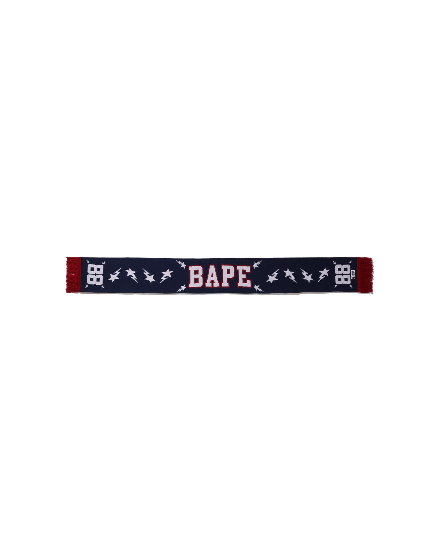 A BATHING APE® BAPE Logo Jacquard Scarf | Bape official website