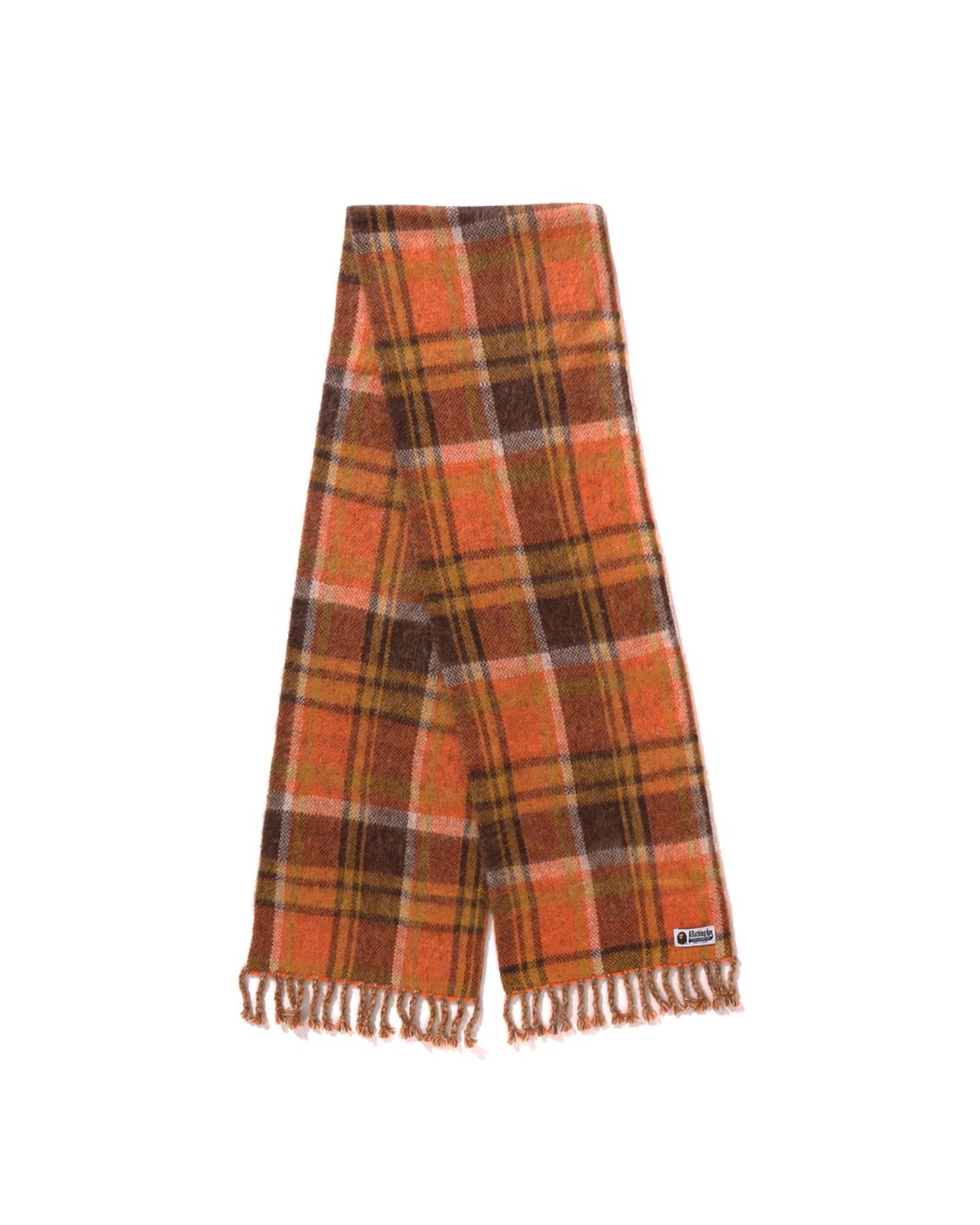 A BATHING APE ☆IBAPY CHECKERED SCARF 要在庫確認 ☆IBAPY 要在庫確認 APE BATHING SCARF CHECKERED A