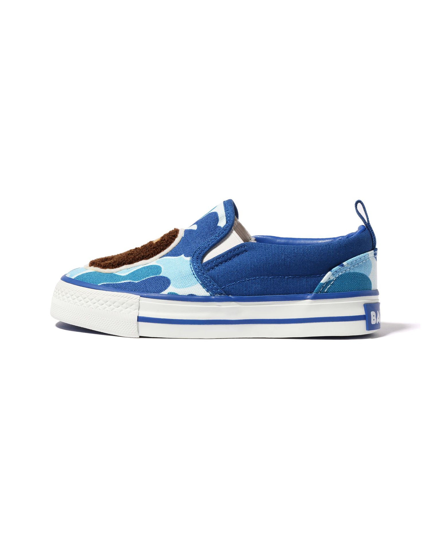 A BATHING APE® ABC Camo Ape Head Patch Slip Ons | Bape