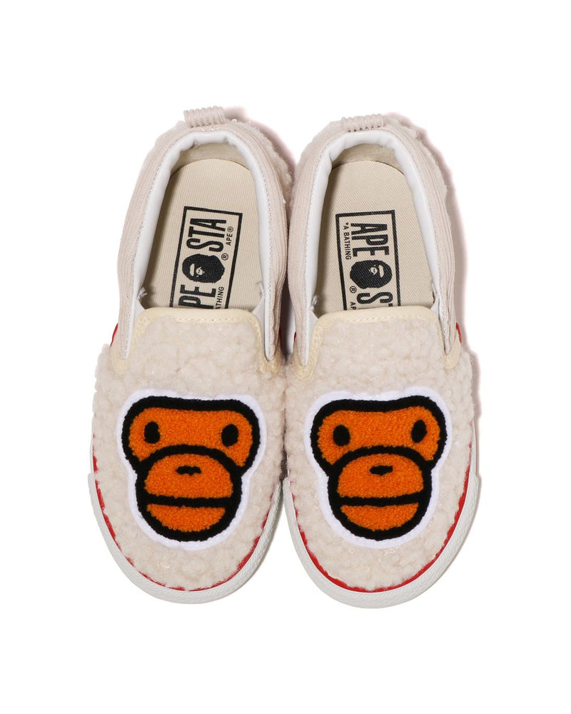 Baby Milo Boa Slip Ons