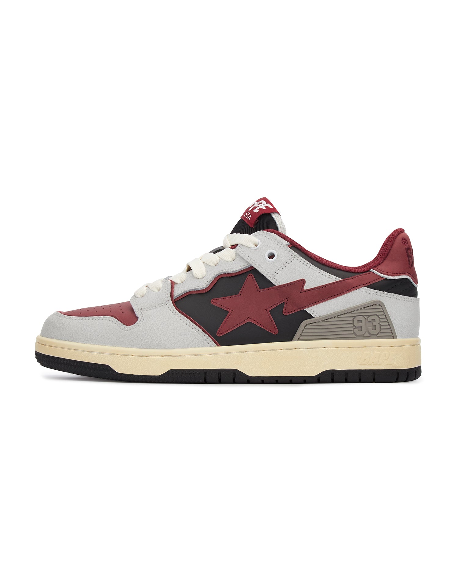 A BATHING APE アベイシングエイプ Sk8 Sta #4 M1 0ZXSHM191021I スケートスター ローカットスニーカー US8/26cm レッド A BATHING APE® SK8 STA #4 M1 | Bape official website – INT.BAPE.COM