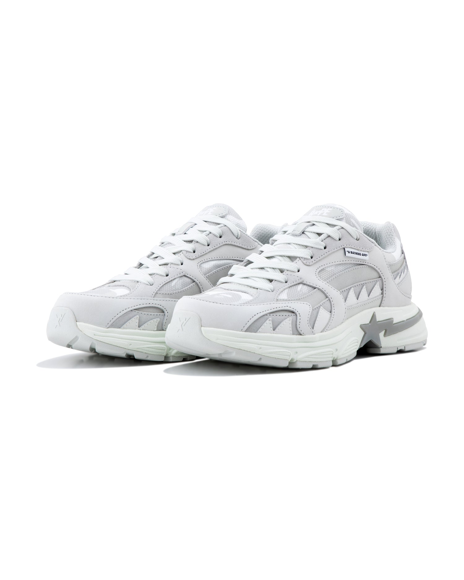 APE BAPE KAWS STA SHARK シャーク　29cm 白　漢字 Bape Sta Shark White - Oct 2024 - 1K80-191-307-White