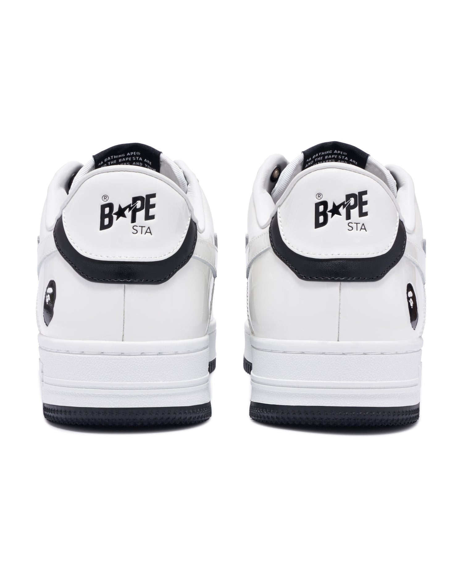 A Bathing Ape Bape Sta Black White Silver Men's - 1H70-191