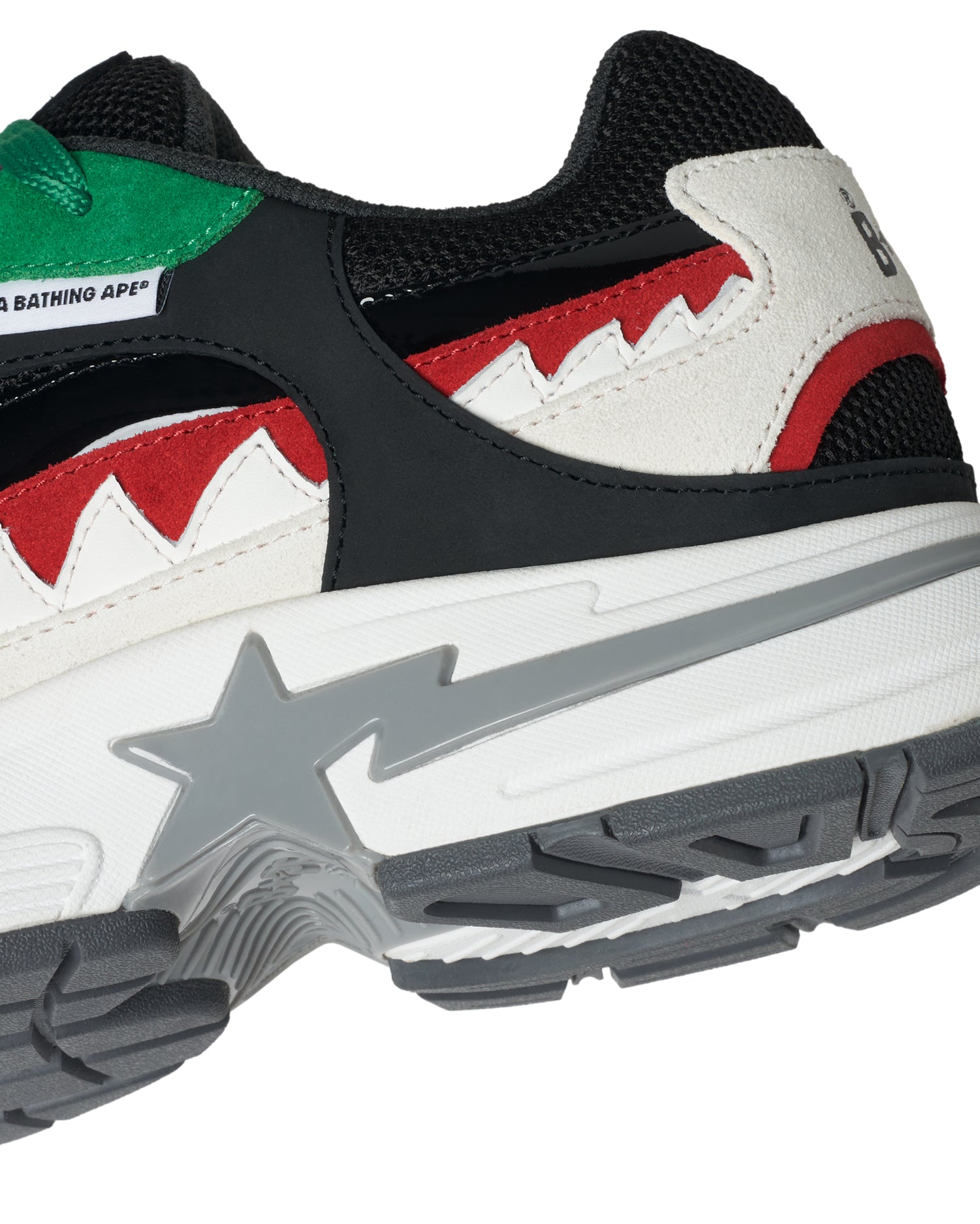 A BATHING APEシャークポンチョ A Bathing Ape Shark Figure gray