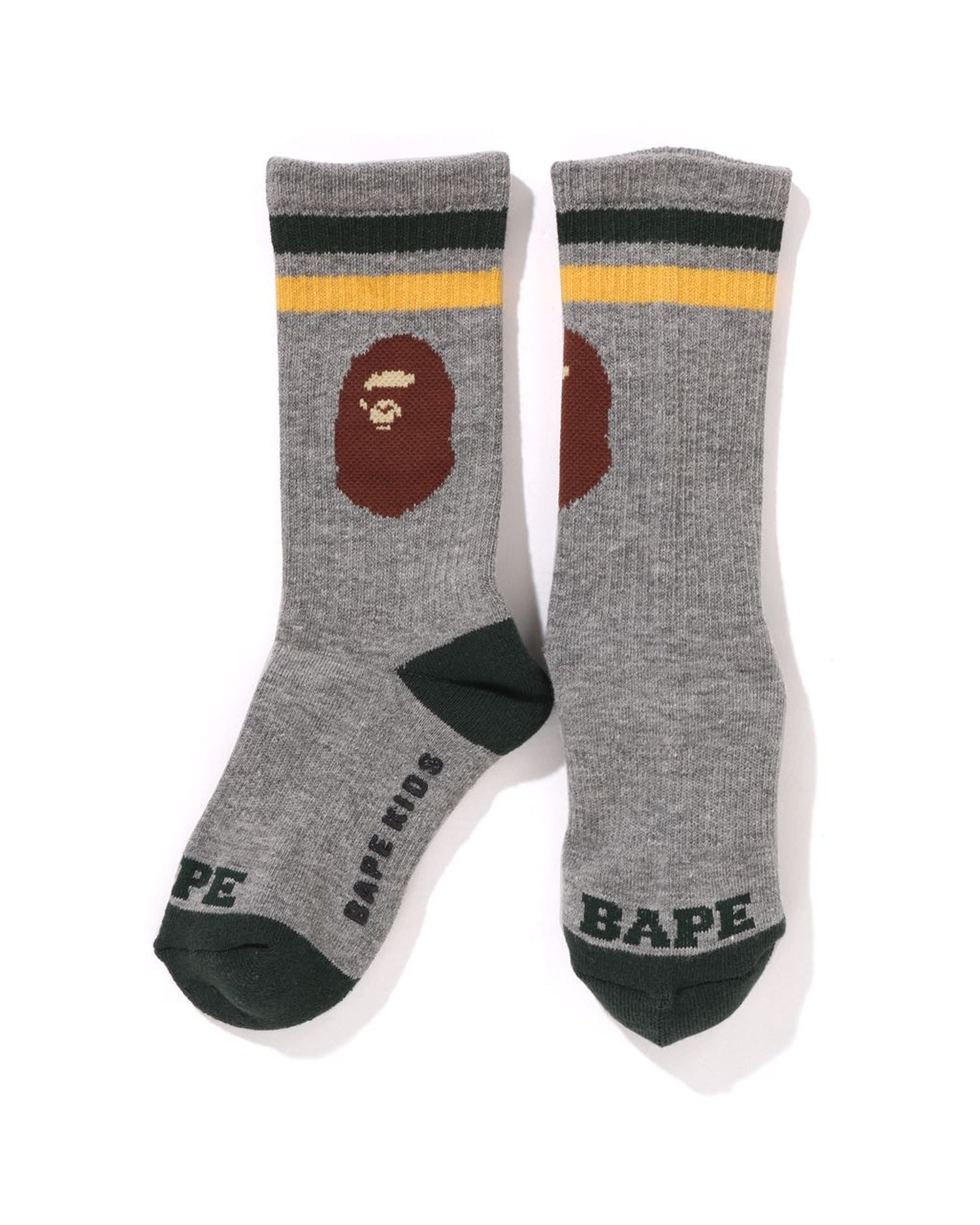A BATHING APE® Kids Ape Head Rib Socks | Bape official website