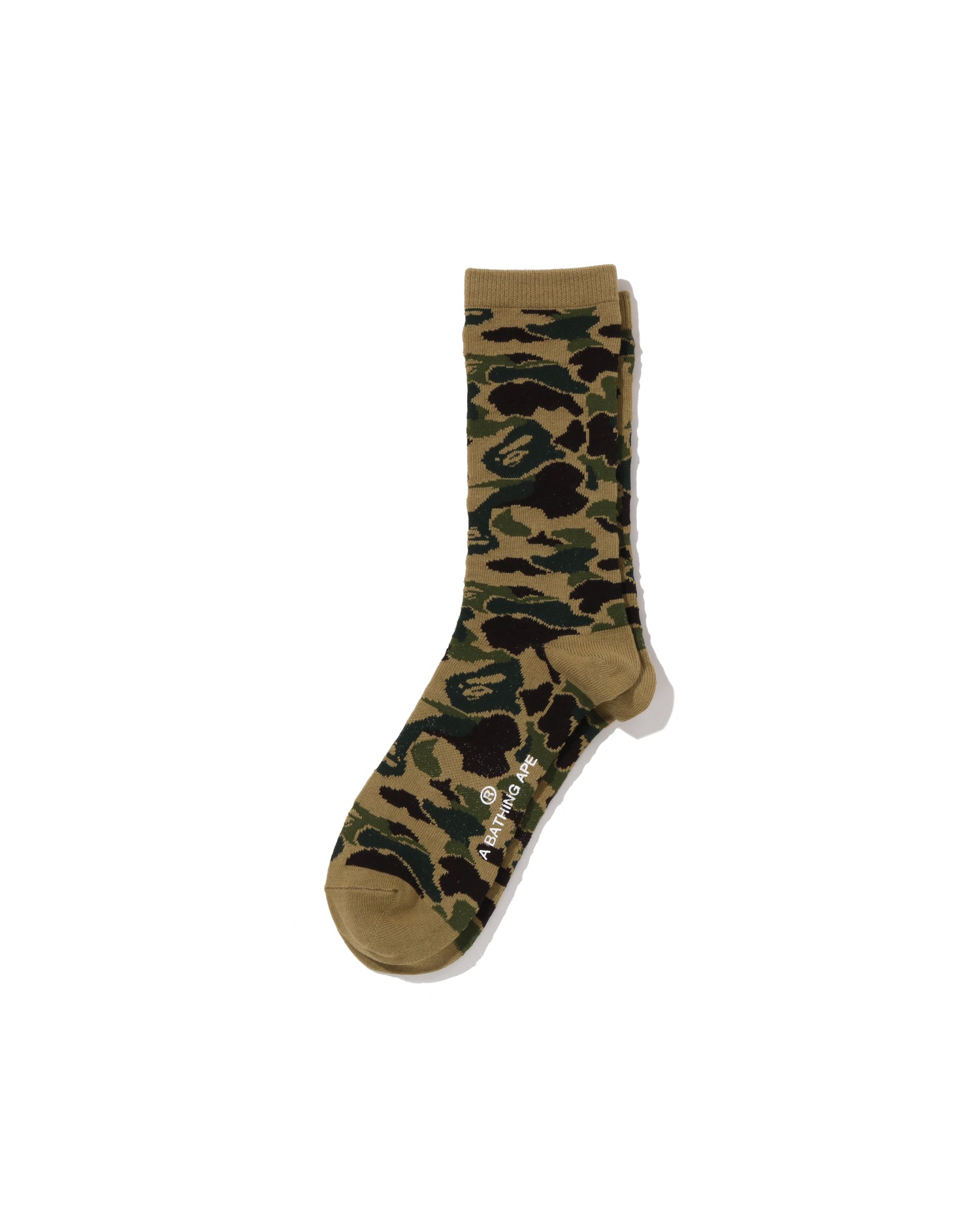 A BATHING APE® Abc Camo Jacquard Socks | Bape official website