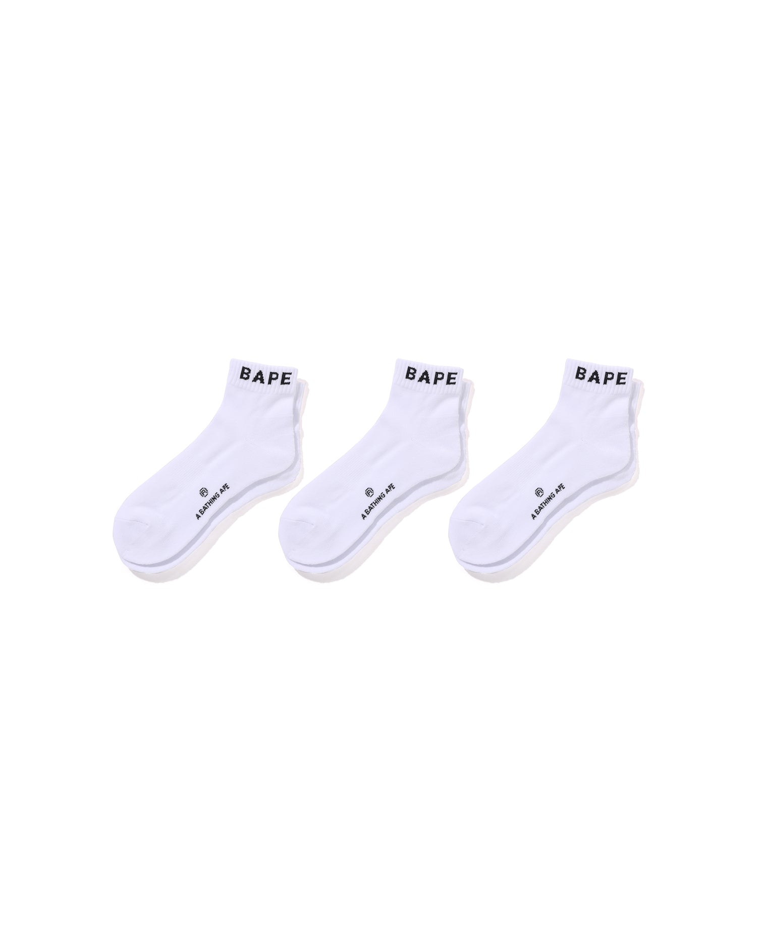 A BATHING APE® BAPE Ankle Socks 3 Pairs | Bape official