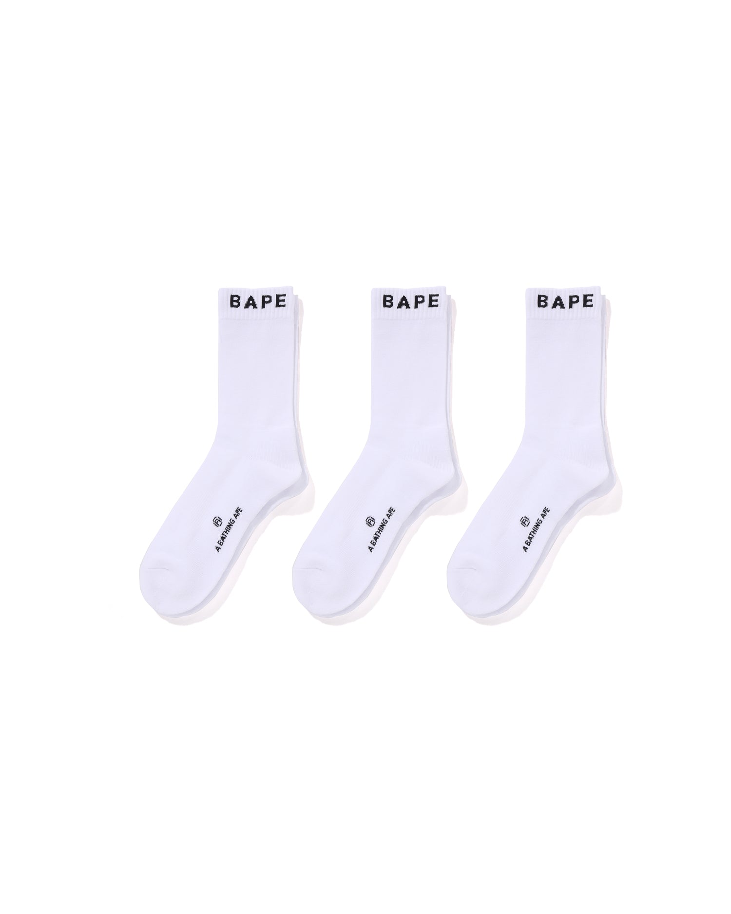 A BATHING APE® BAPE Socks 3 Pairs | Bape official website – INT