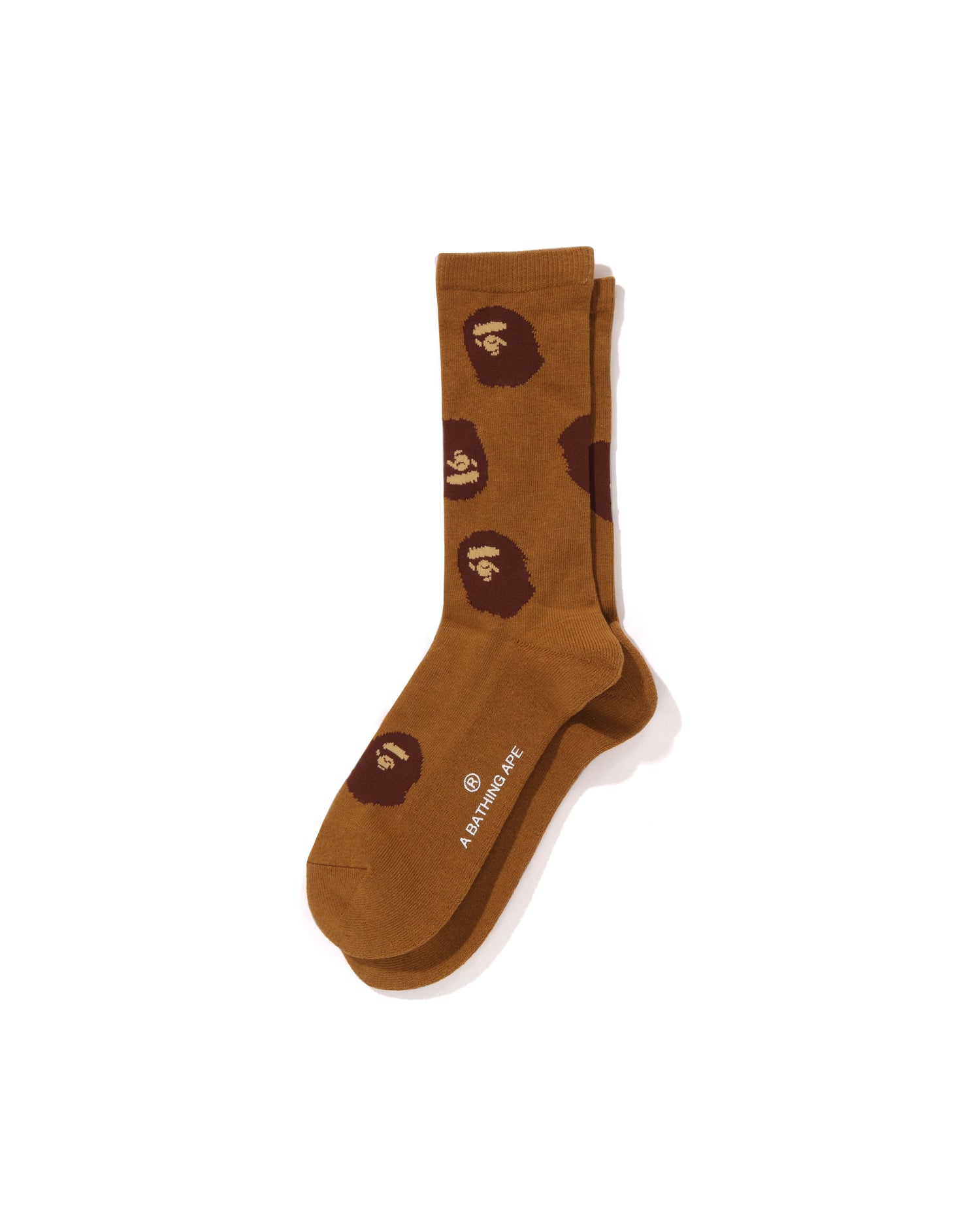 A BATHING APE® Ape Head Pattern Socks | Bape official website