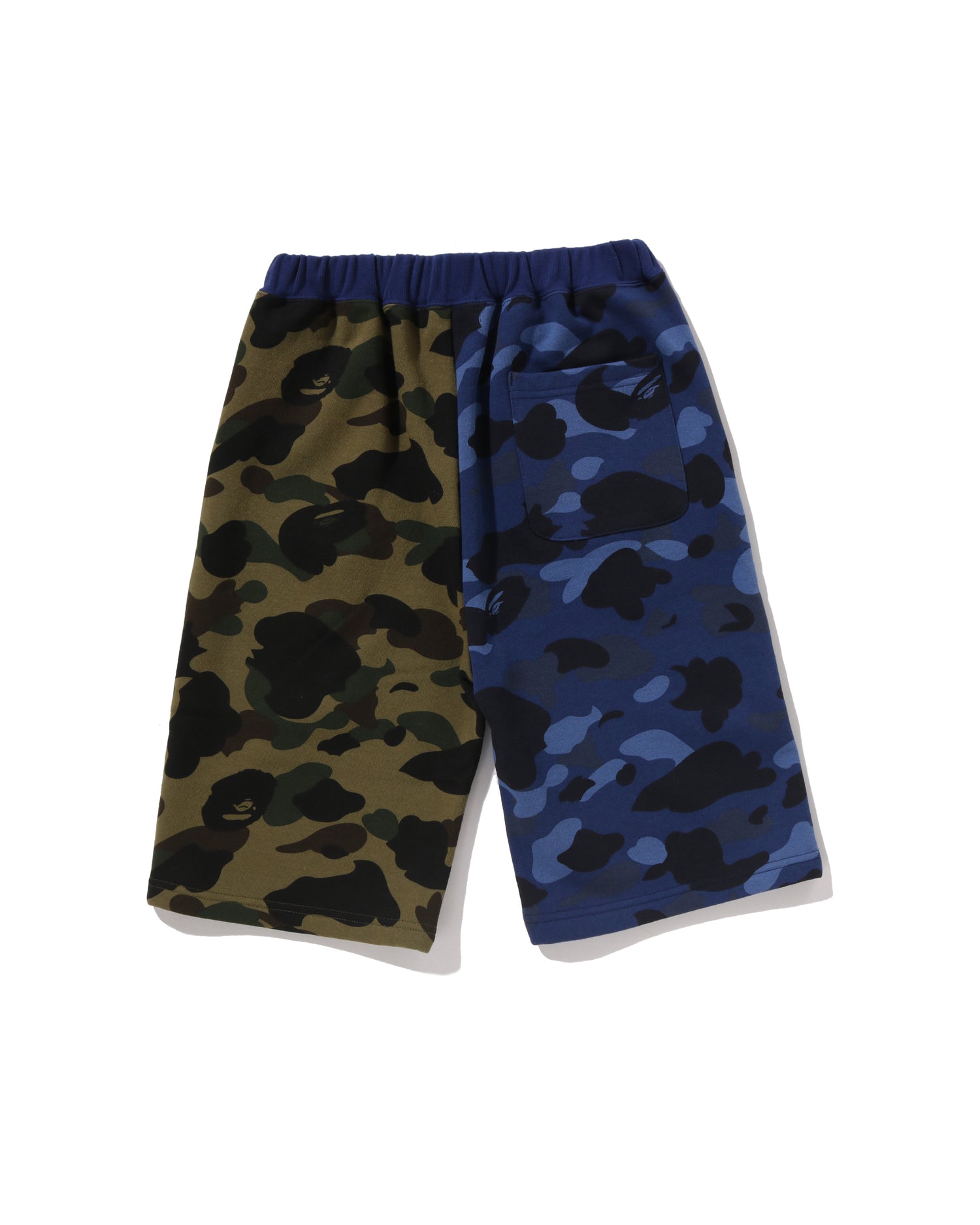 A BATHING APE® Kids Split Camo Shark Sweat Shorts Jr | Bape