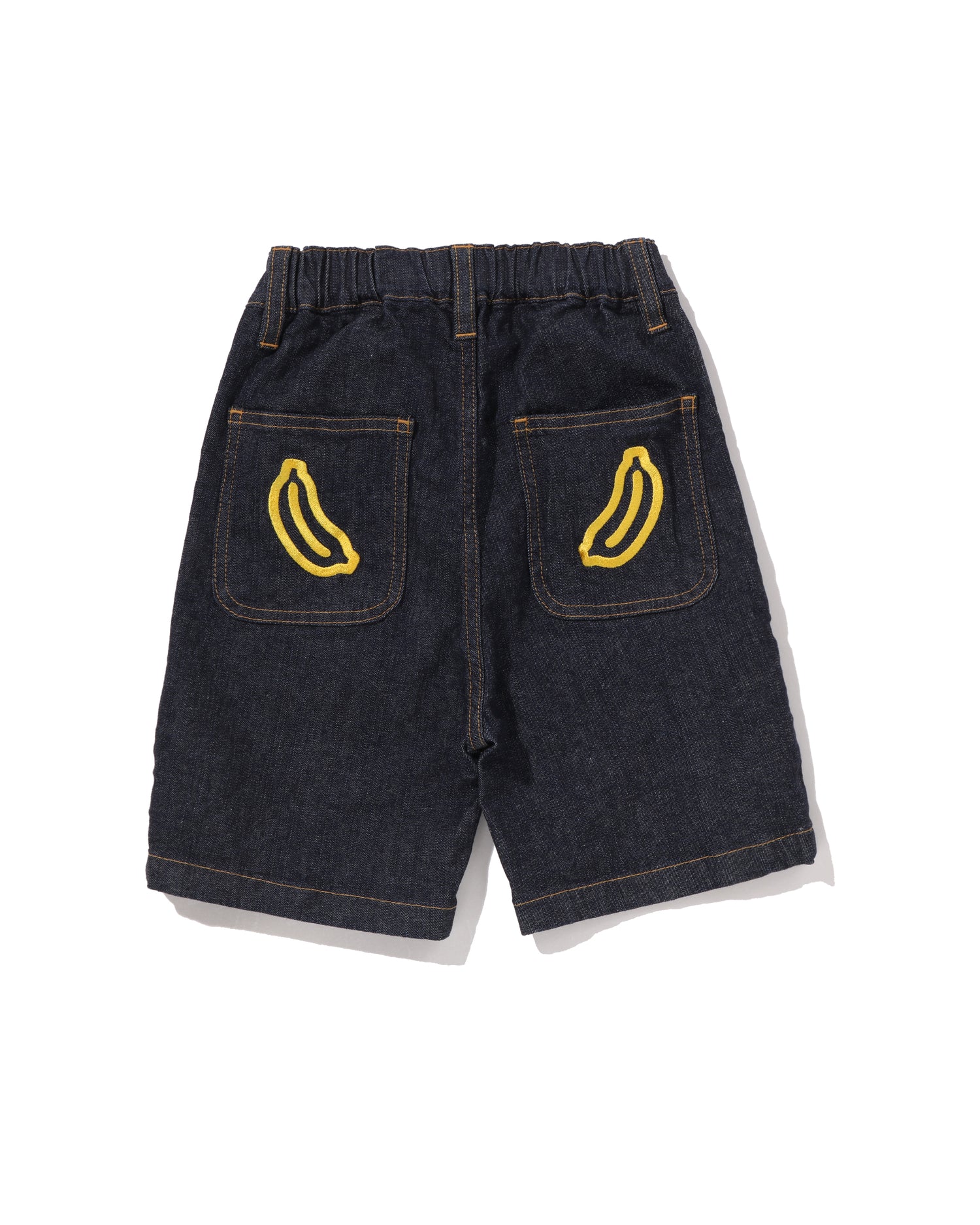 A BATHING APE® Kids Baby Milo 10 Oz Denim Shorts | Bape official