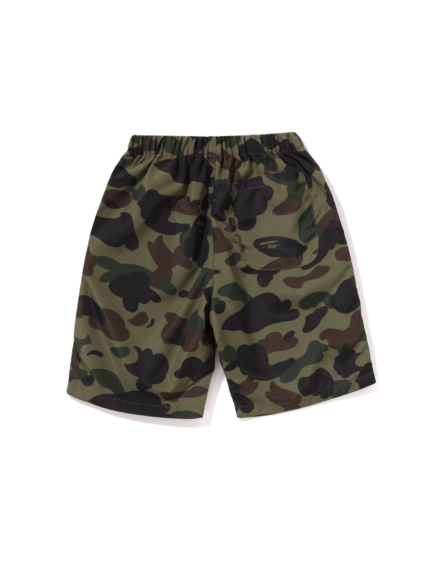 A BATHING APE® Kids 1st Camo One Point Beach Shorts | Bape