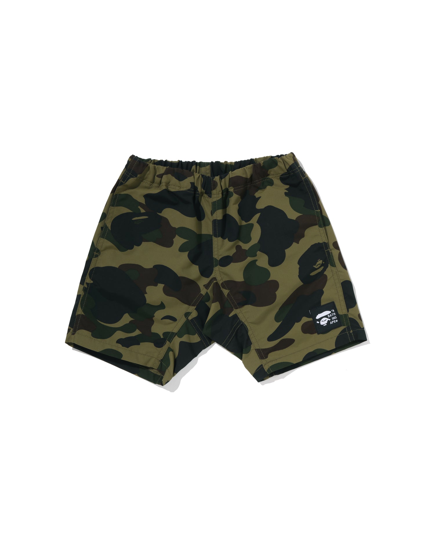 A BATHING APE® Kids 1st Camo Climbing Shorts | Bape official
