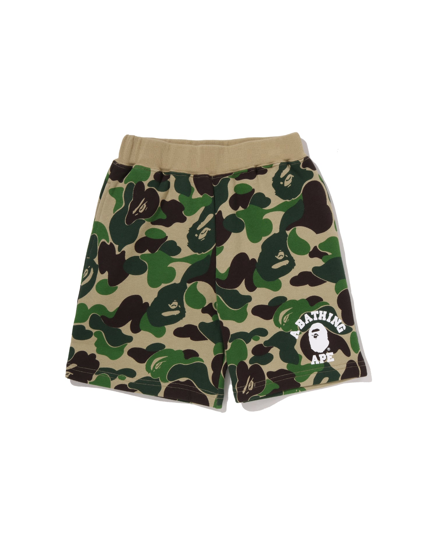 A BATHING APE® Kids ABC Camo College Shorts | Bape official