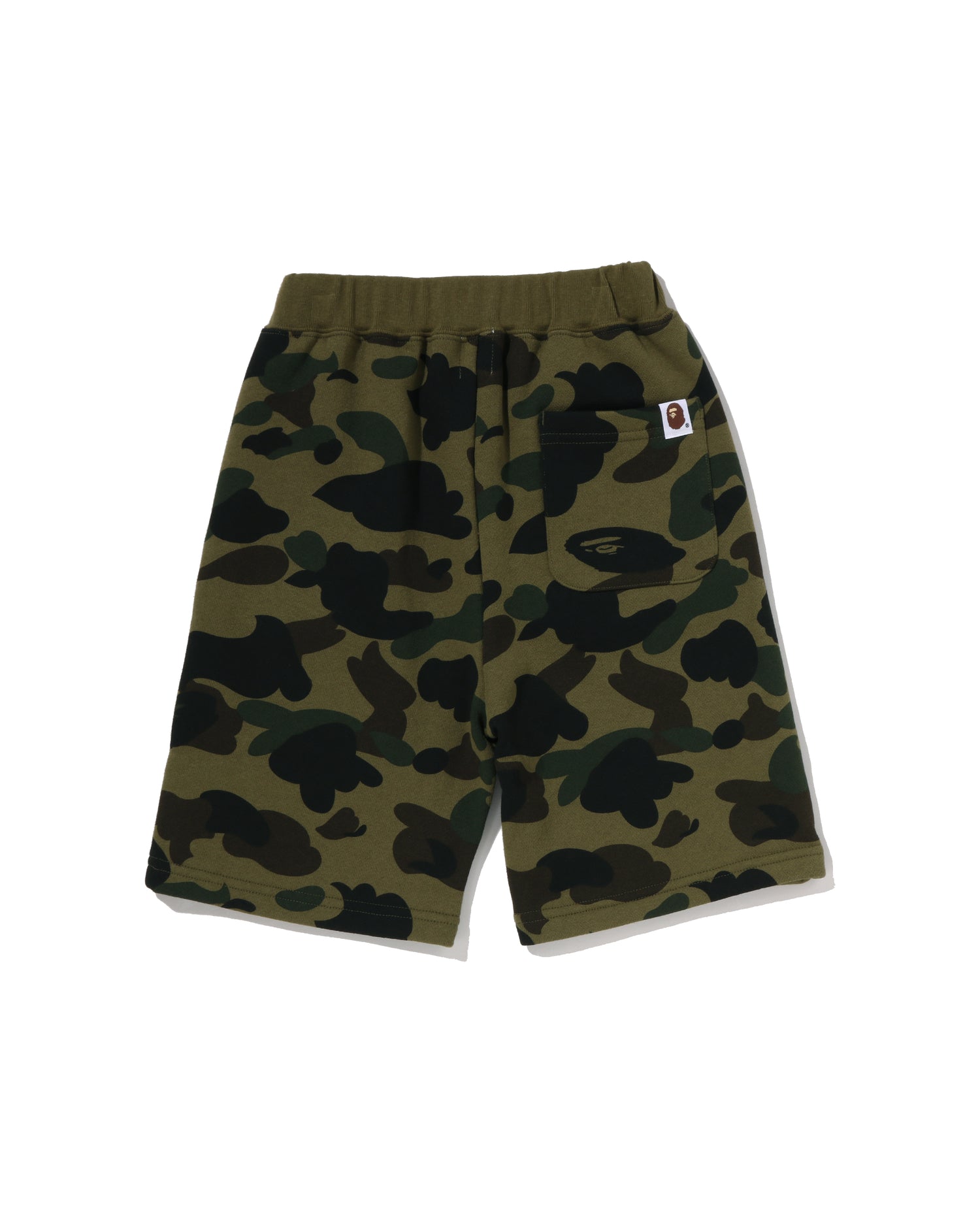 A BATHING APE® Kids 1st Camo College Sweat Shorts | Bape official