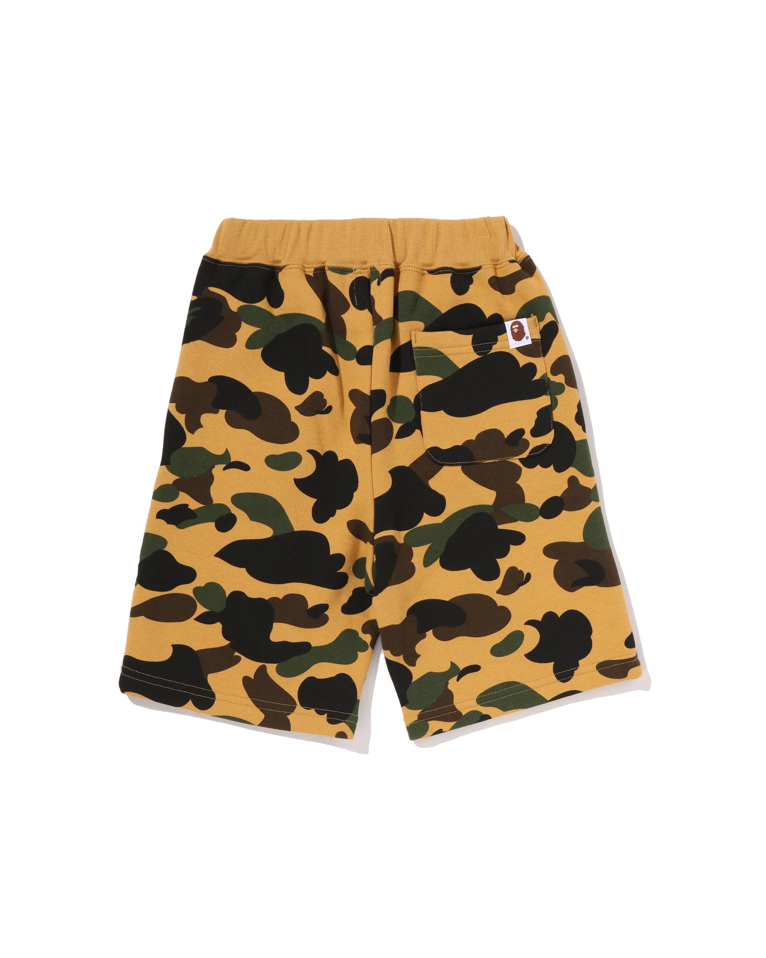 A BATHING APE® Kids 1st Camo College Sweat Shorts | Bape official